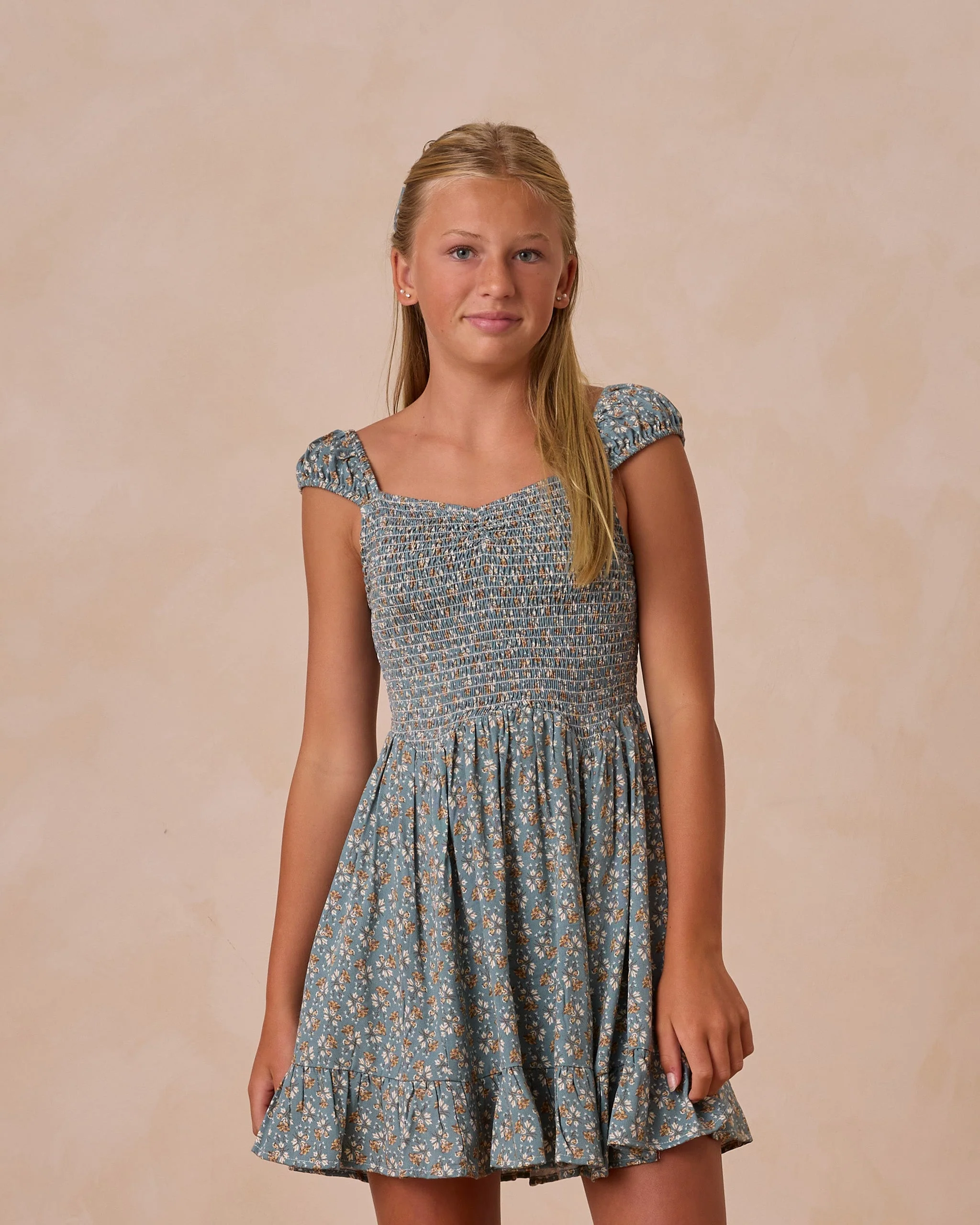 Kalina Dress | Blue Floral - Image 3