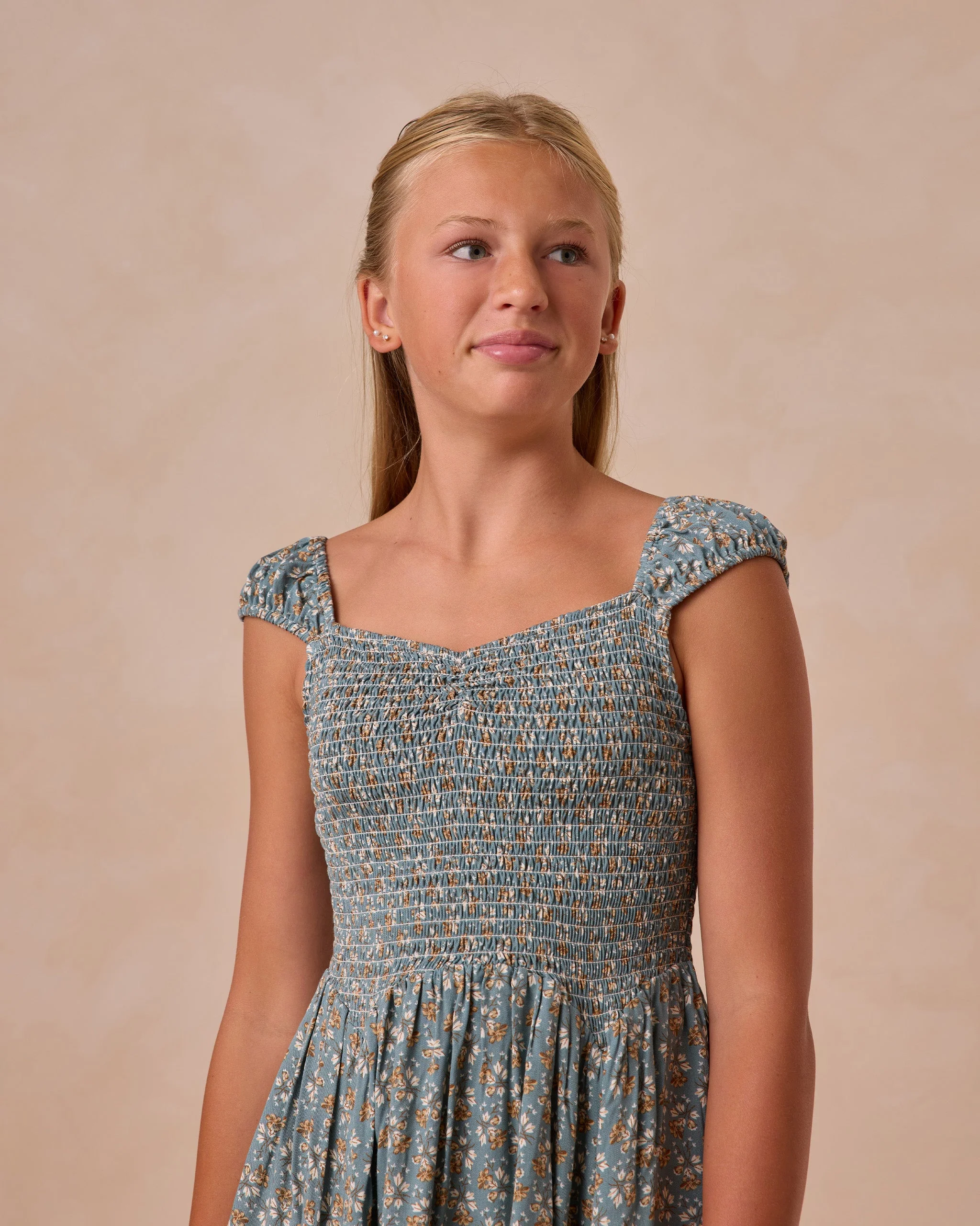 Kalina Dress | Blue Floral - Image 4
