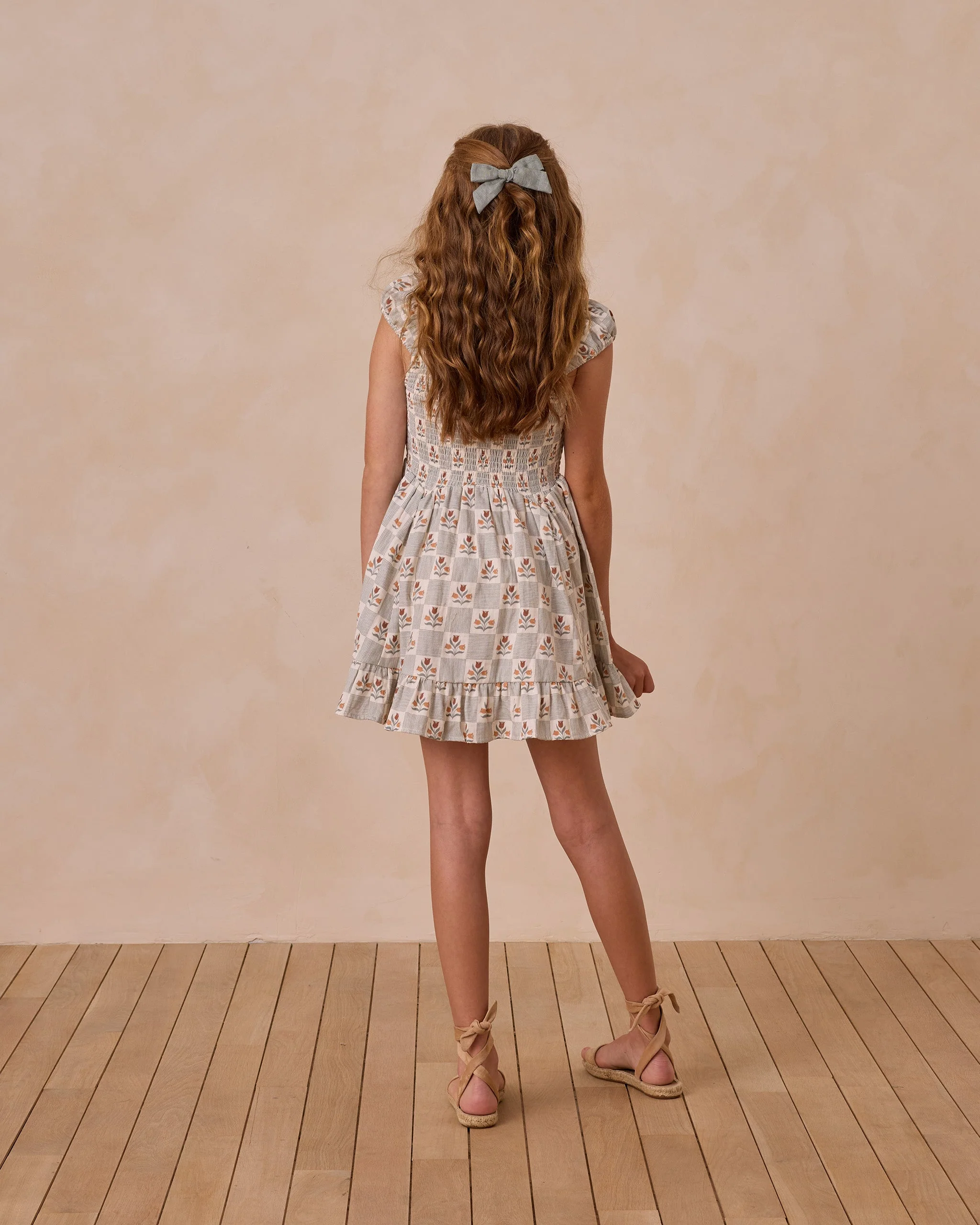 Kalina Dress || Garden Grid Teen - Image 3