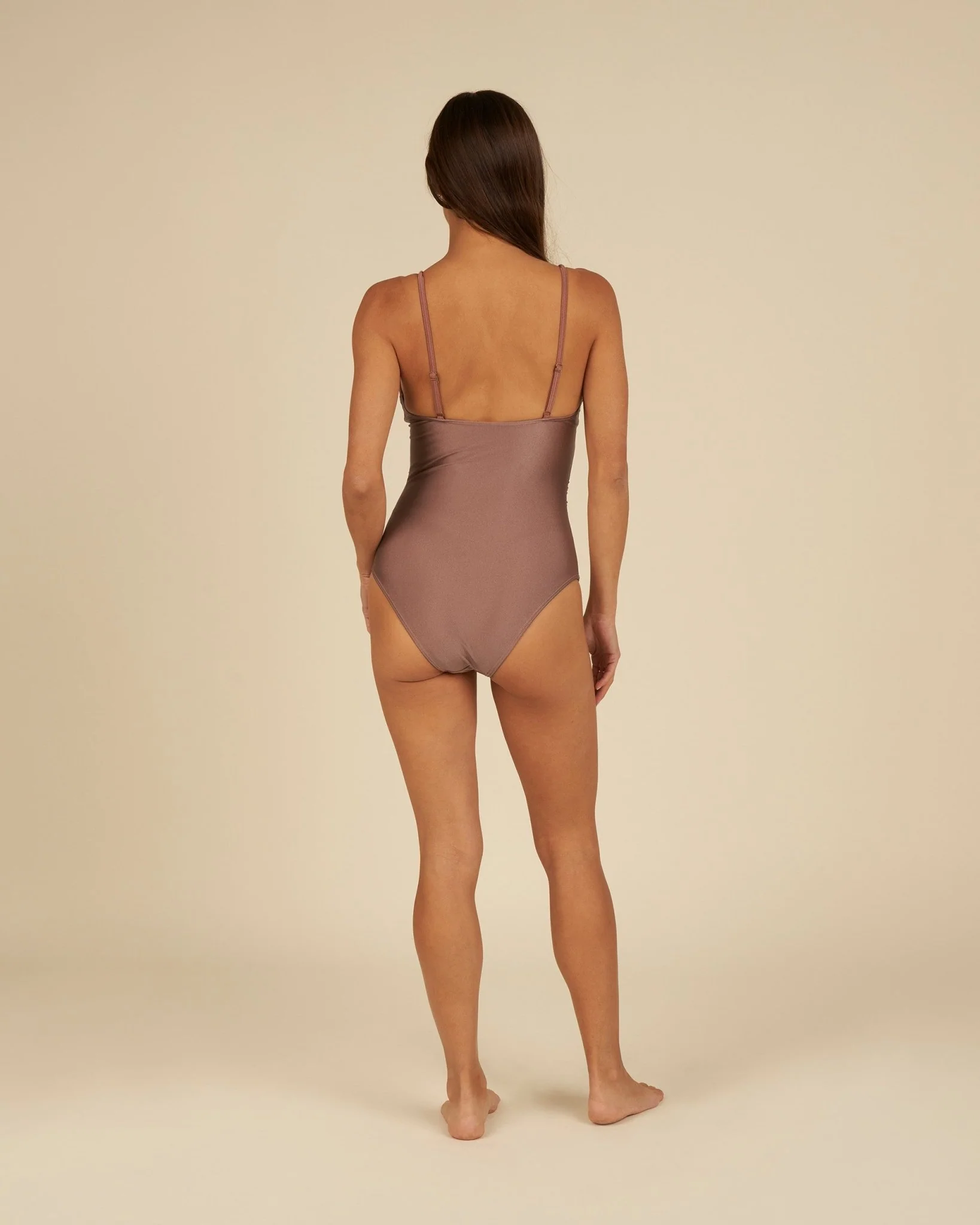 Keyhole One-Piece | Mulberry Shimmer - Image 3