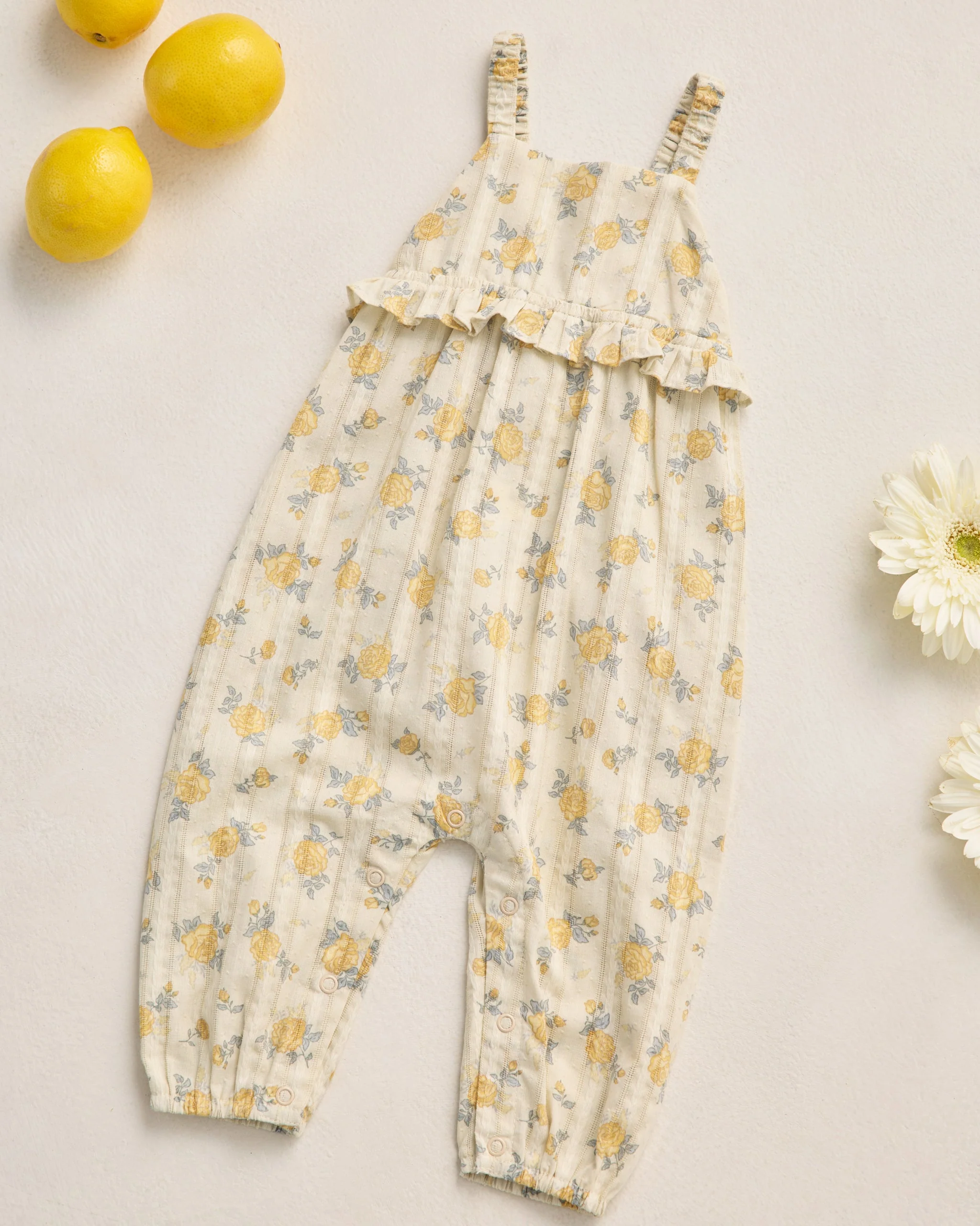 Kinsley Jumpsuit Lemon Ditsy Flower - Image 2