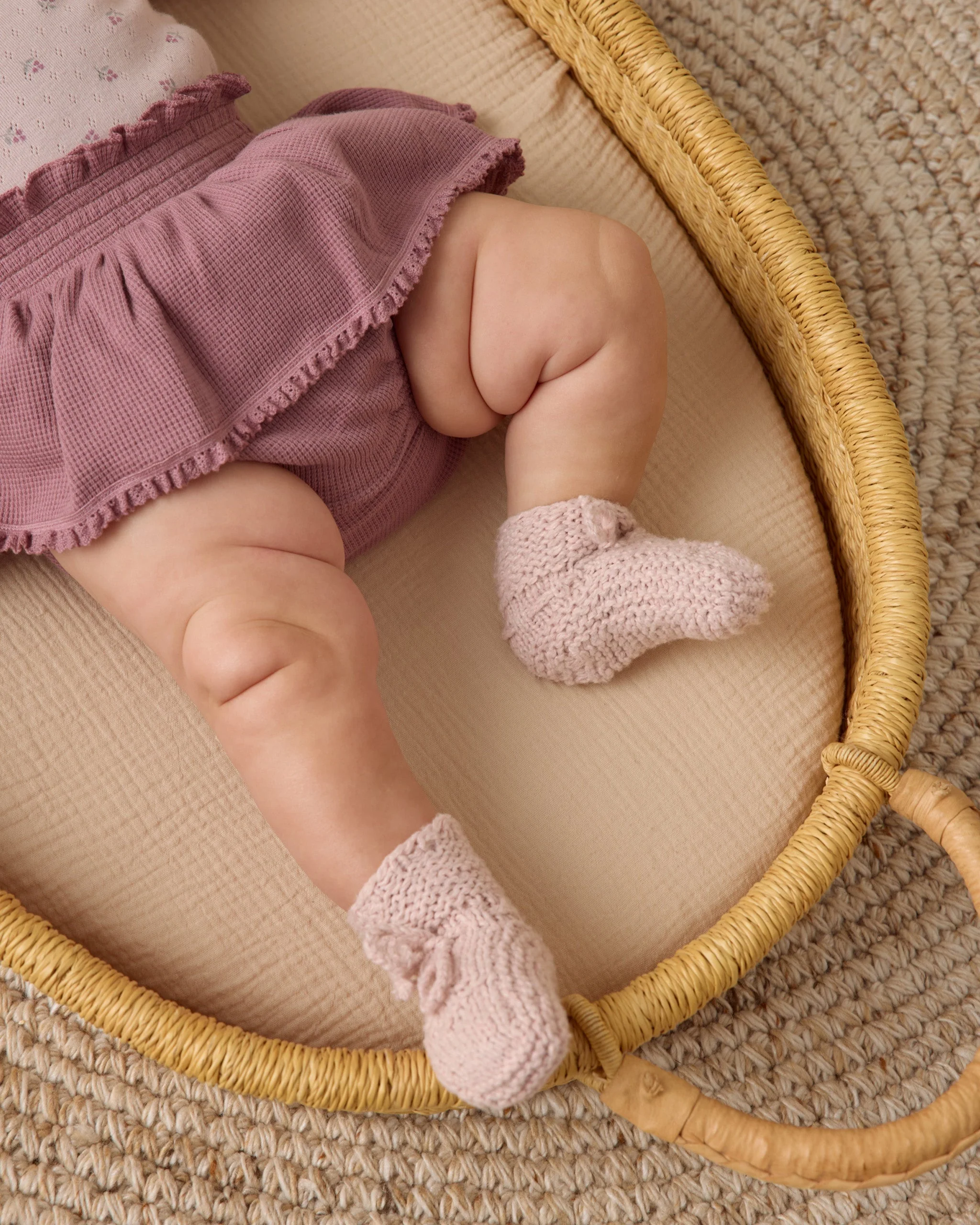 Knit Booties || Lilac - Image 5