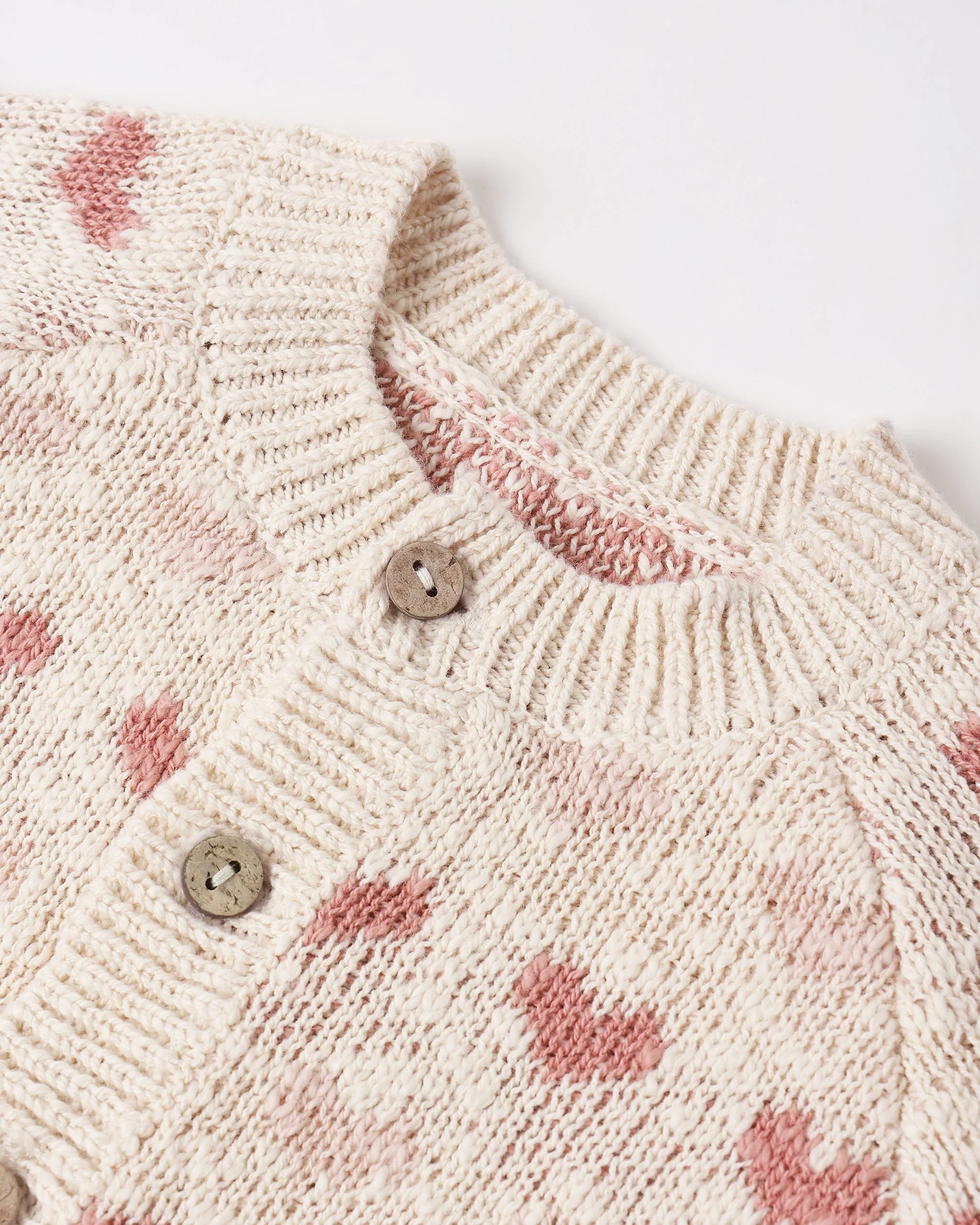 Knit Cardigan Hearts - Image 3