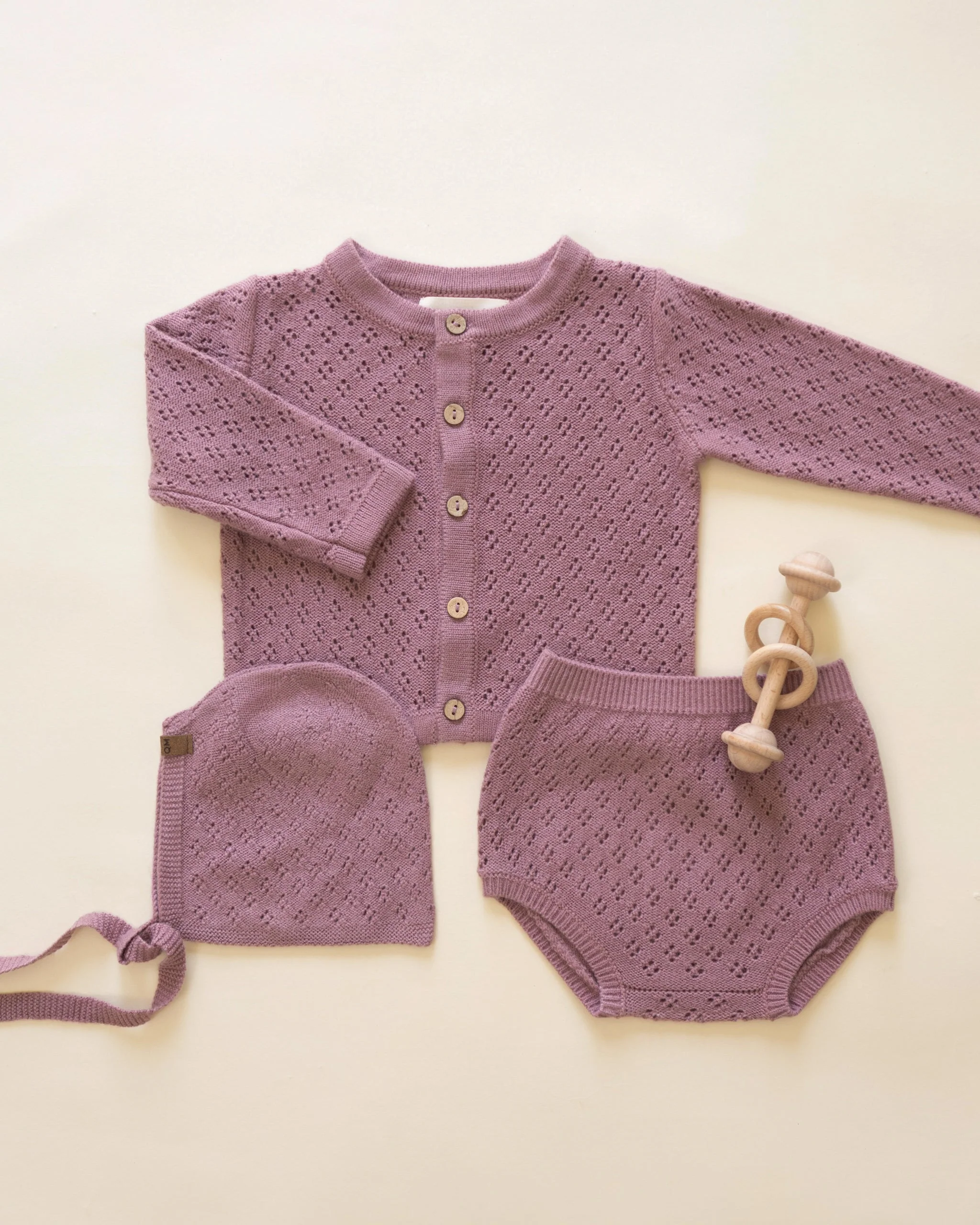 Knit Cardigan || Mulberry - Image 8