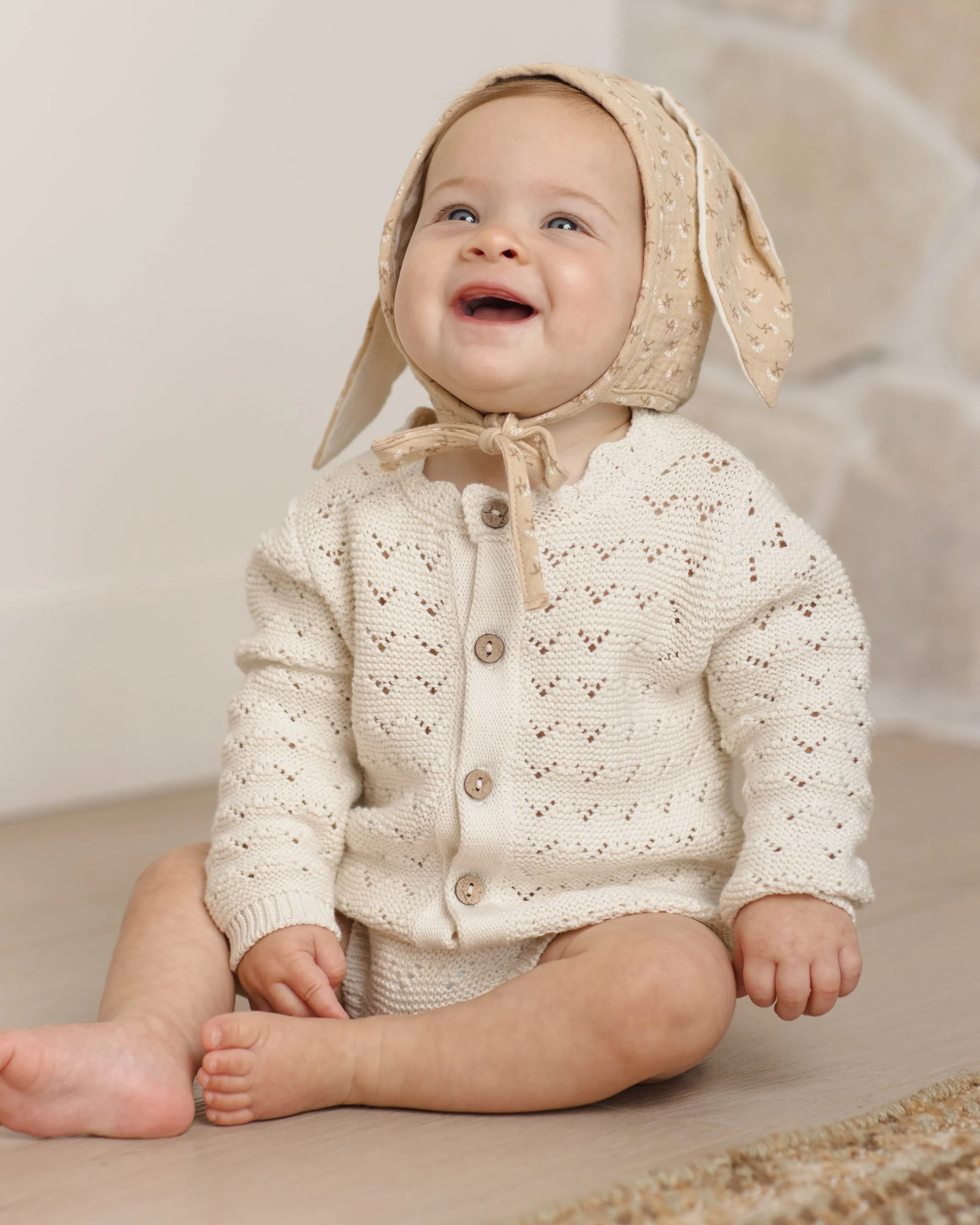 Knit Cardigan Natural - Image 5