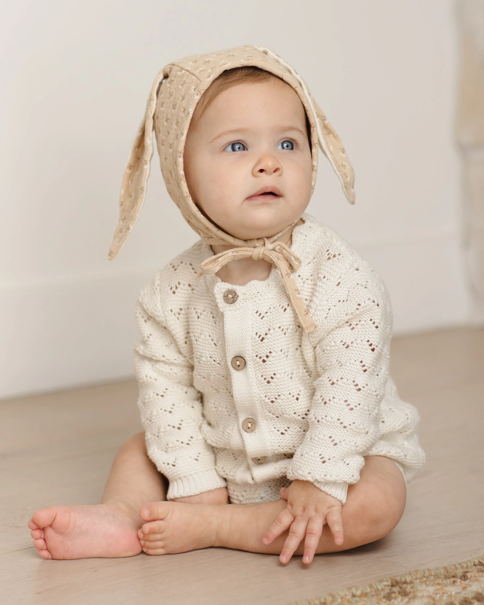 Knit Cardigan Natural - Image 6
