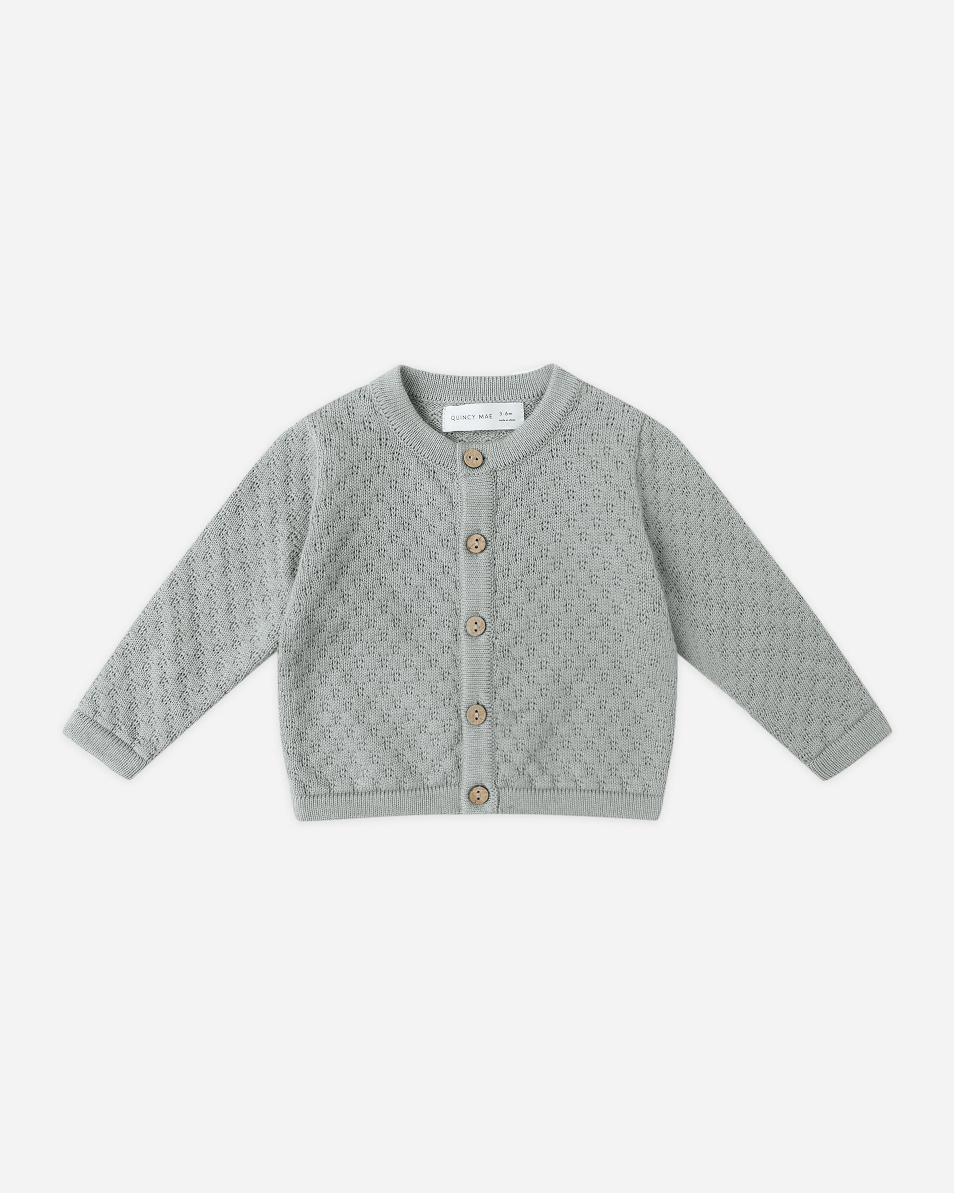 Knit Cardigan || Steel Blue