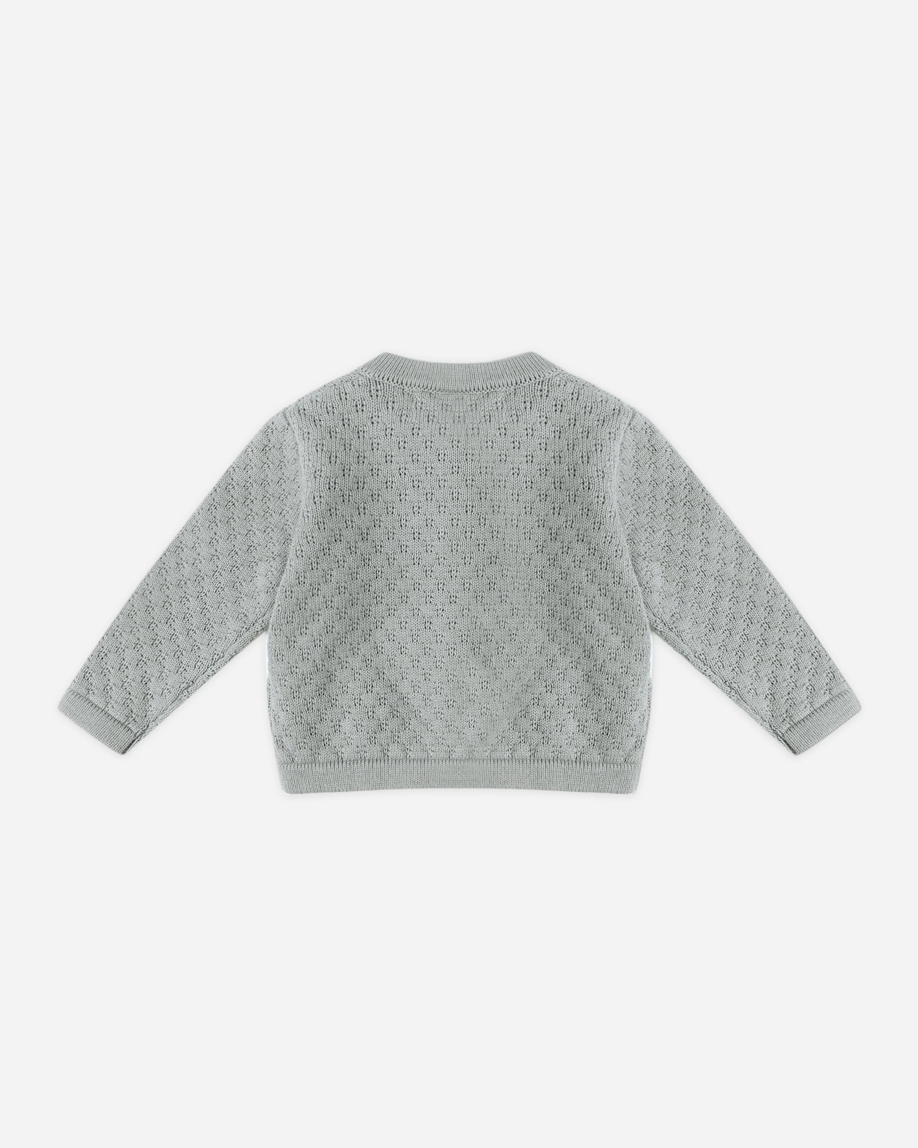 Knit Cardigan || Steel Blue - Image 2