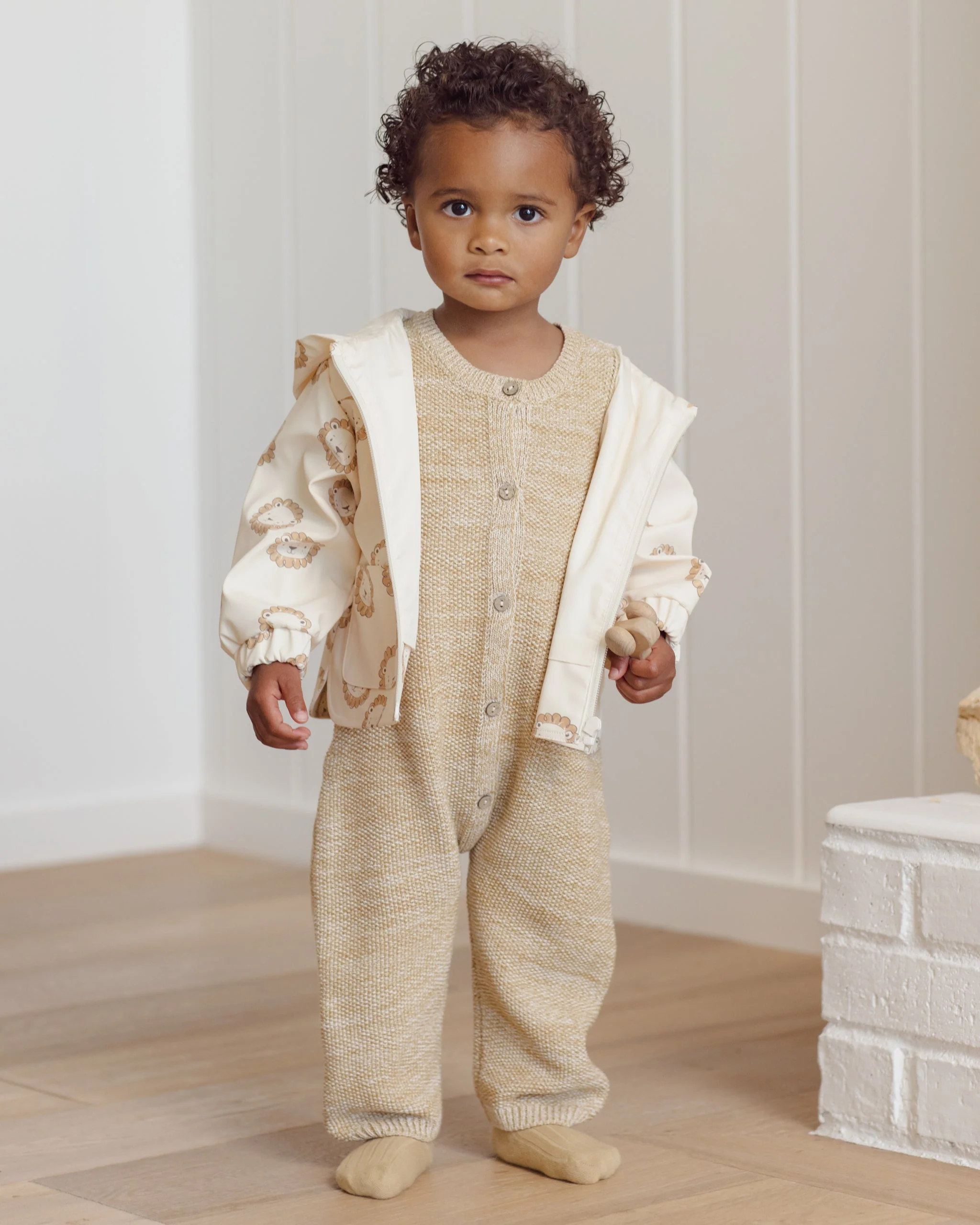 Knit Jumpsuit Heathered Honey - Image 3