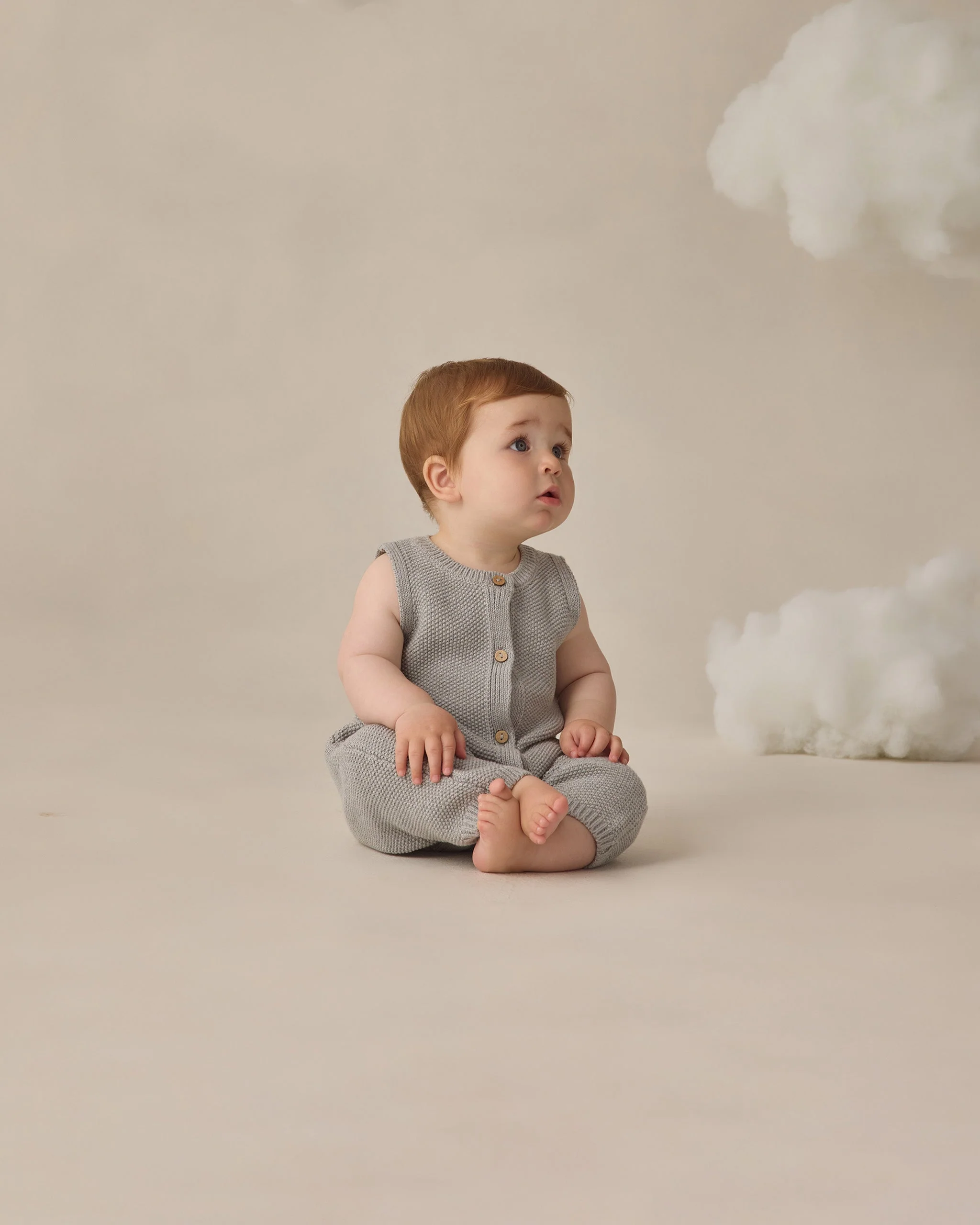 Knit Jumpsuit Heathered Sky - Image 2