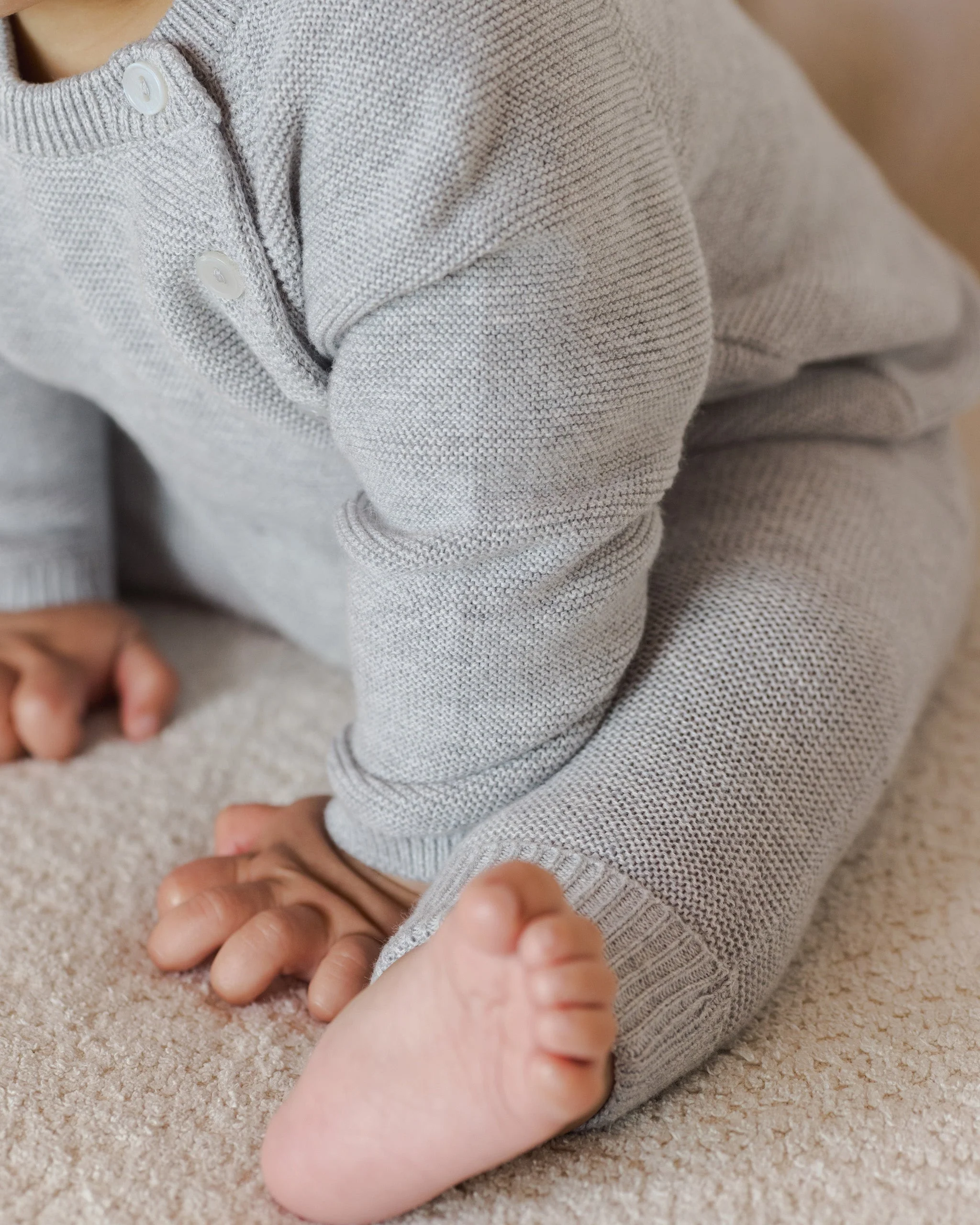 Knit Pant || Heathered Dusty Blue - Image 3