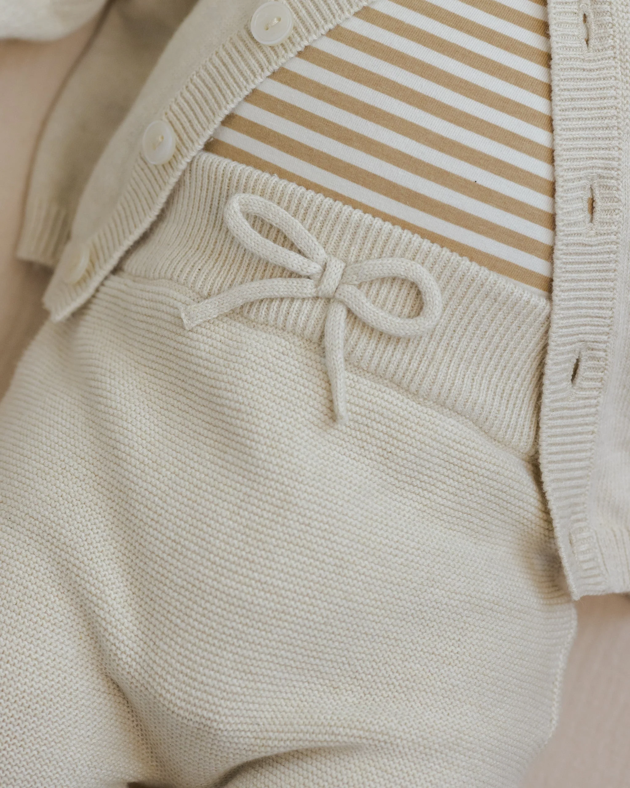 Knit Pant || Heathered Natural - Image 2