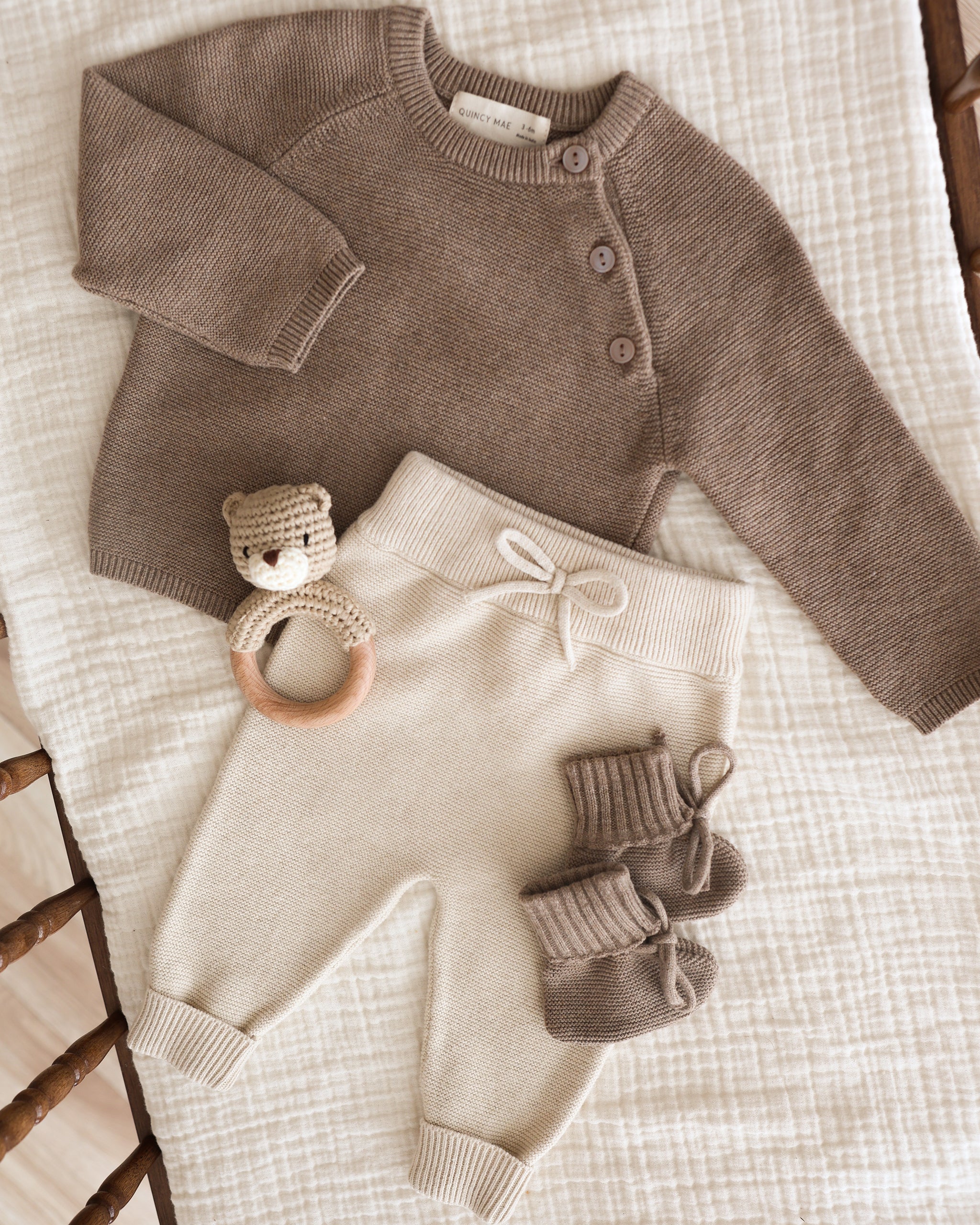 Knit Pant || Heathered Natural - Image 7