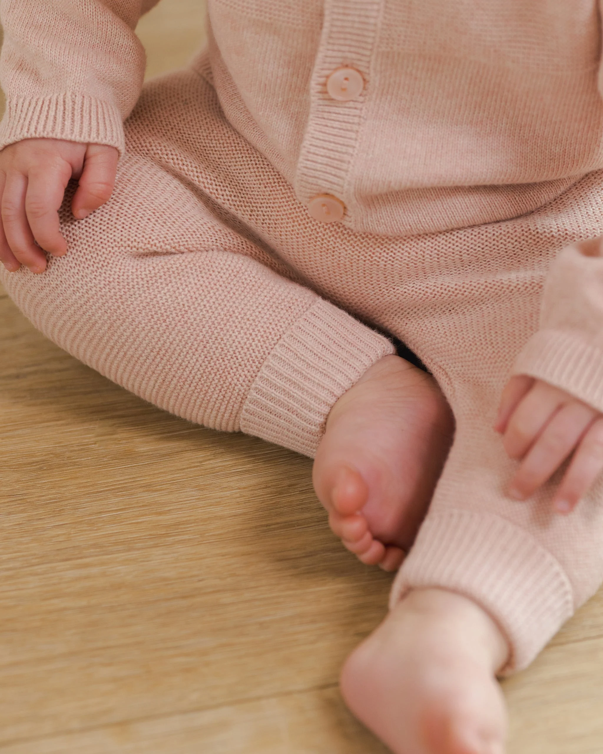 Knit Pant || Heathered Rose - Image 3