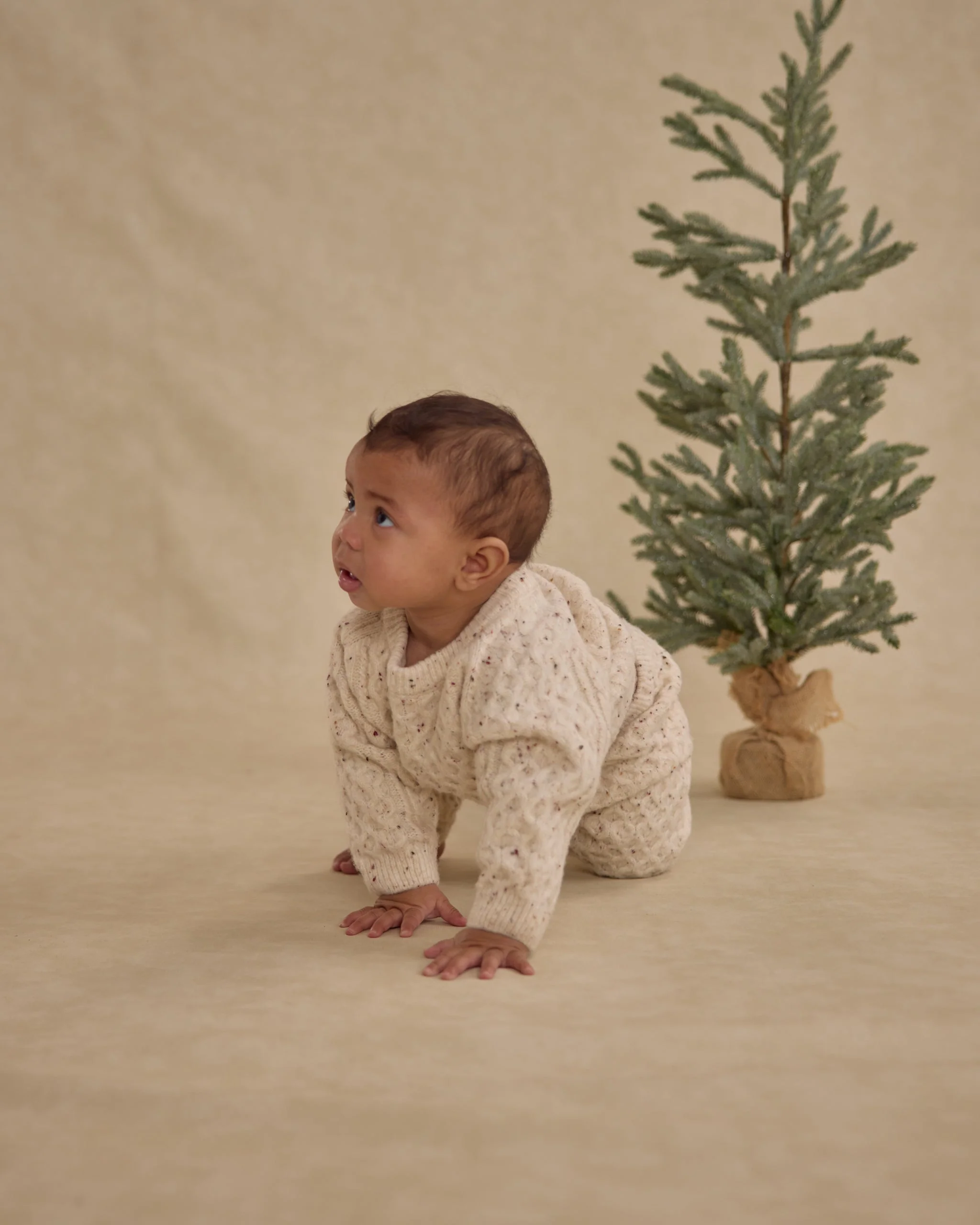 Knit Pant || Natural Speckled - Image 2