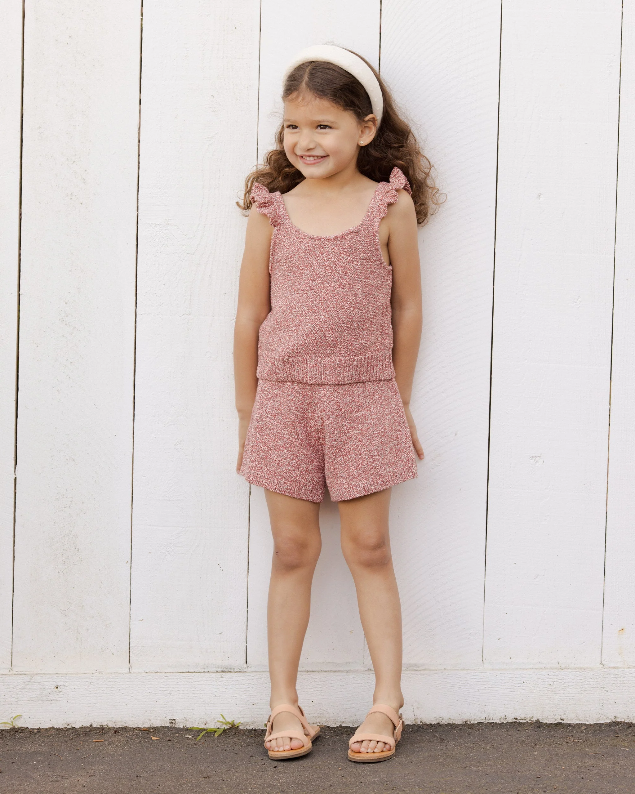 Knit Short || Heathered Strawberry - Image 2