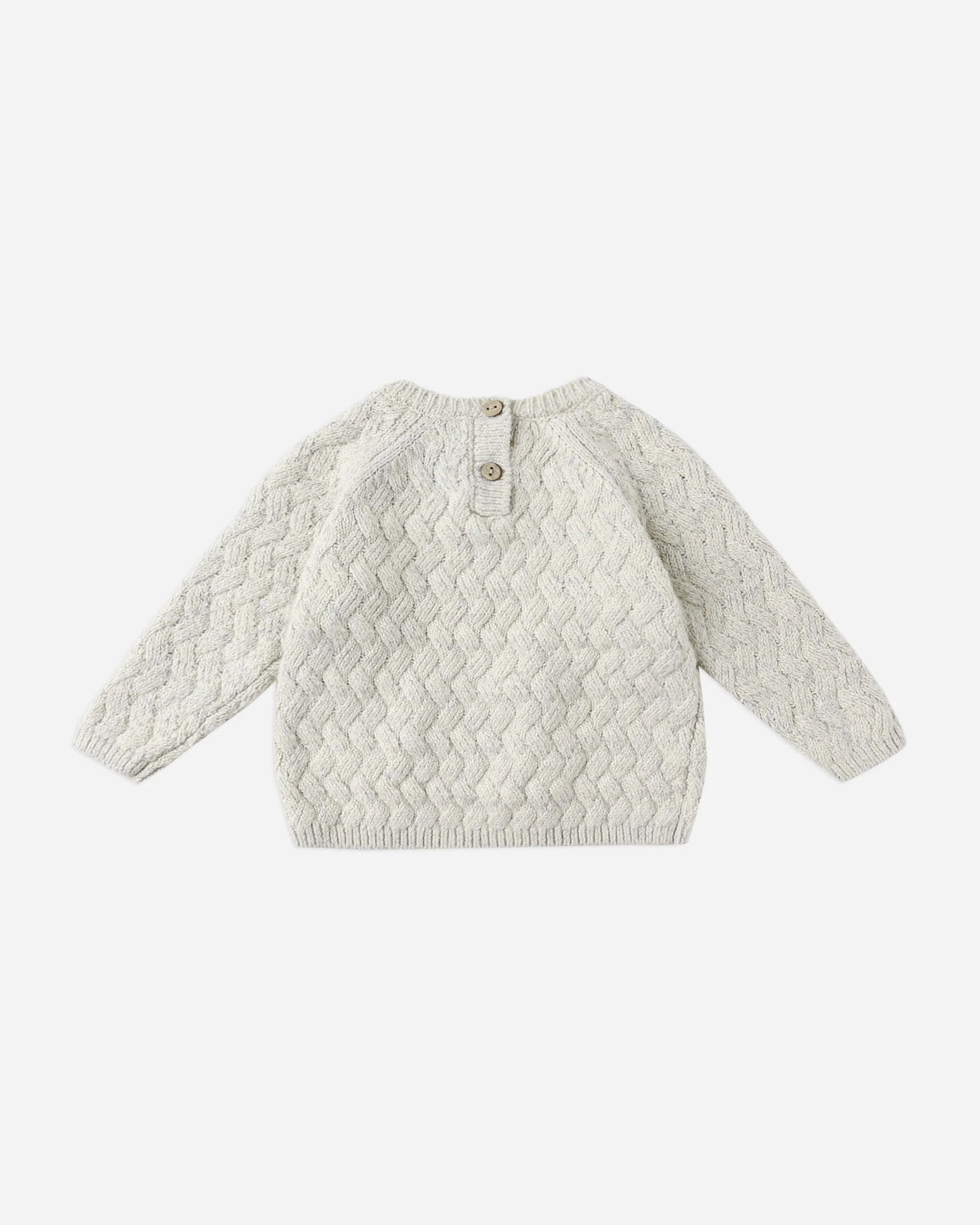 Knit Sweater || Heathered Blue - Image 2