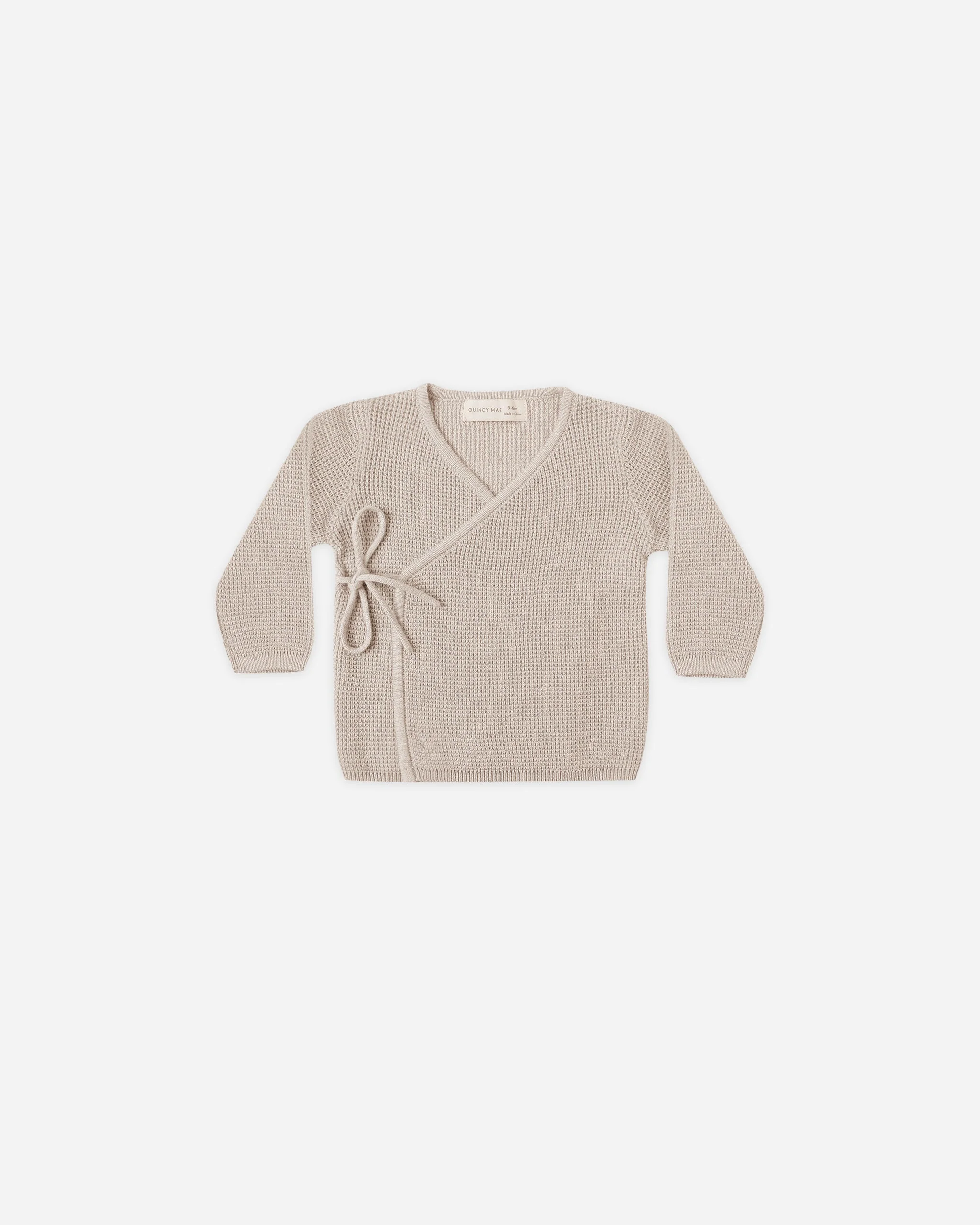 Knit Wrap Top || Oat