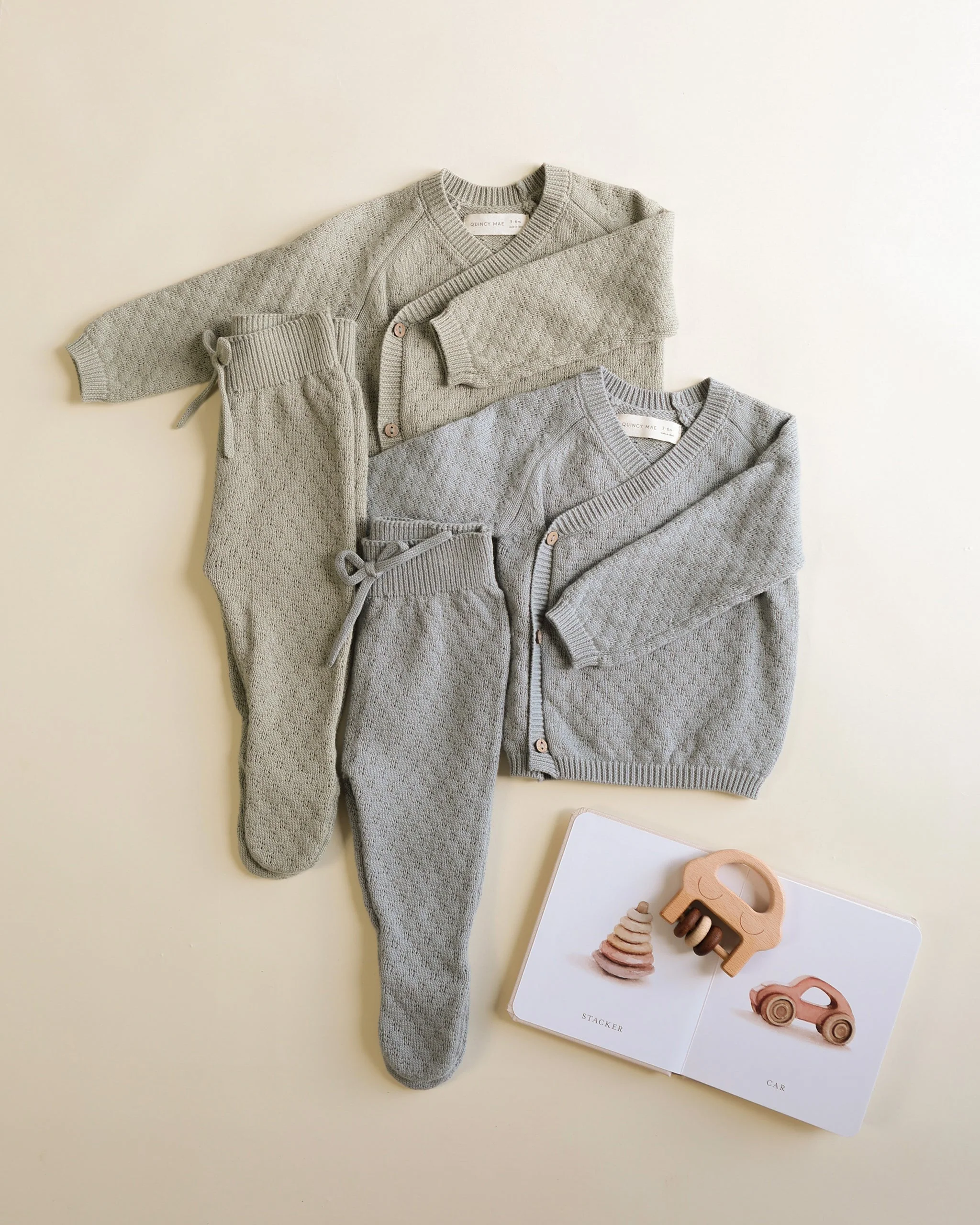 Knit Wrap Top + Pant Set || Fern - Image 7