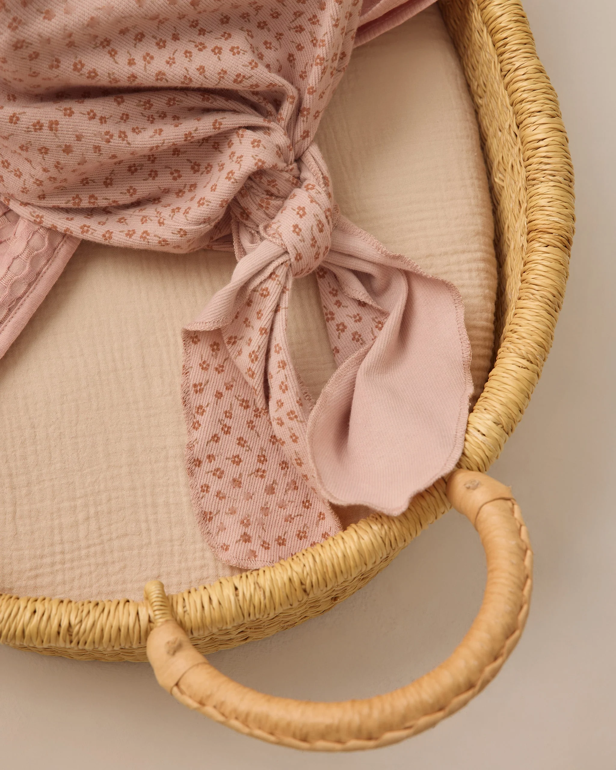 Knotted Baby Gown + Hat Set Posy - Image 4