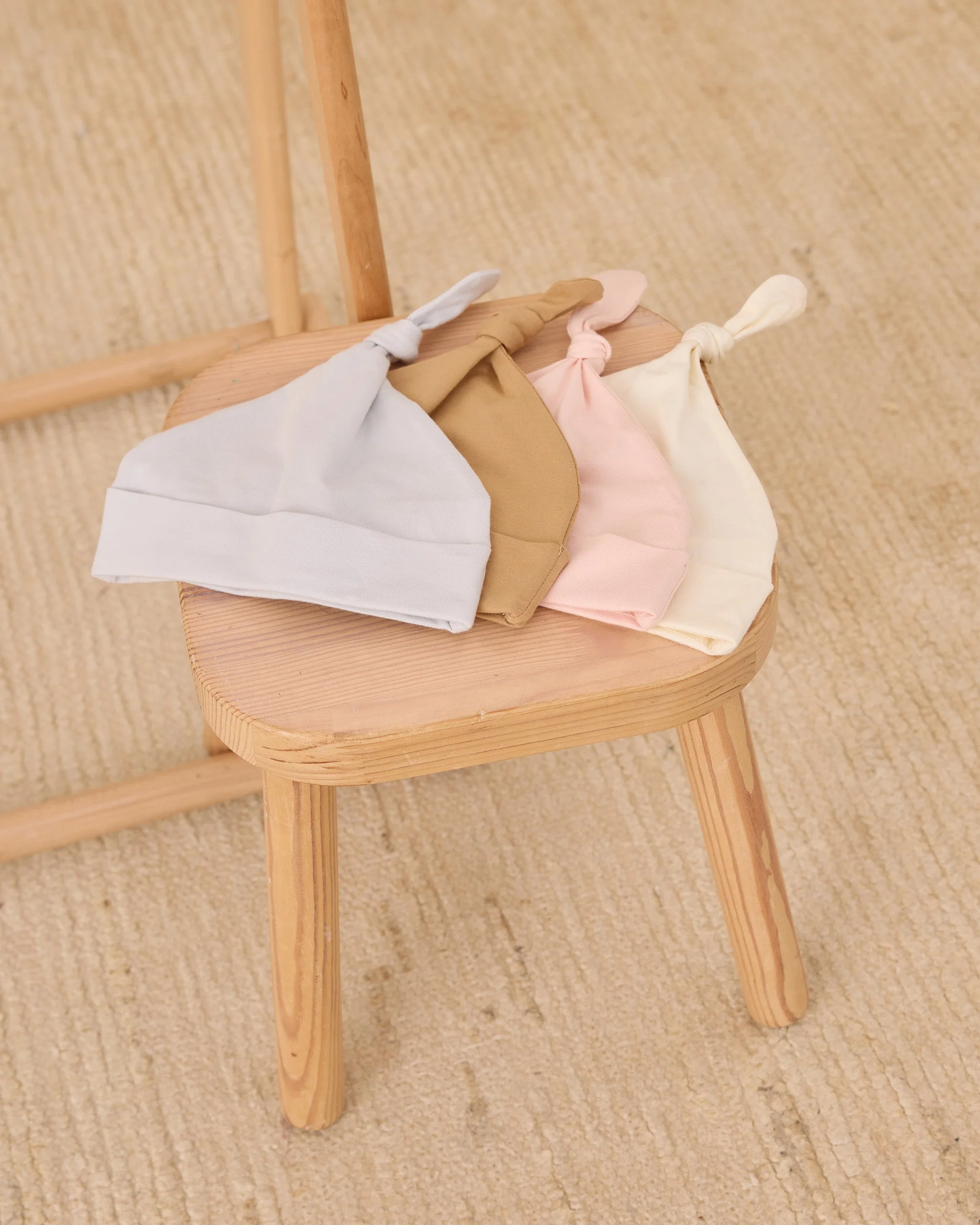 Knotted Baby Hat || Ivory - Image 4