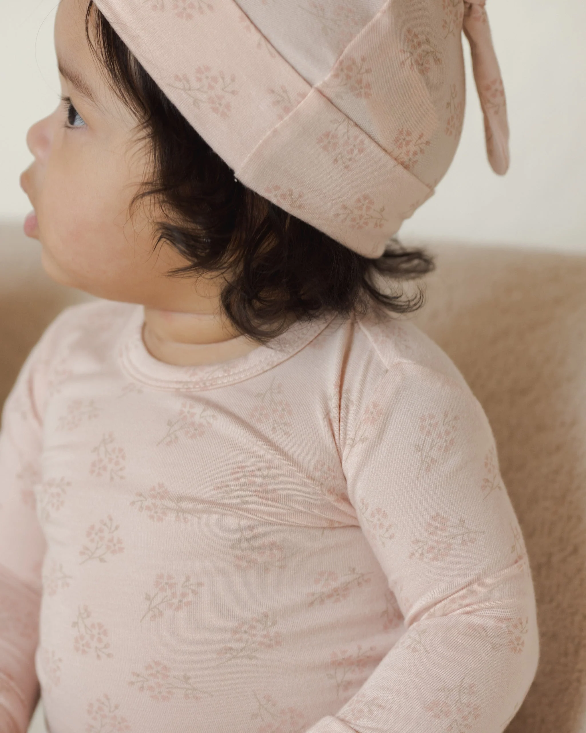 Knotted Baby Hat || Pink Blossom - Image 5