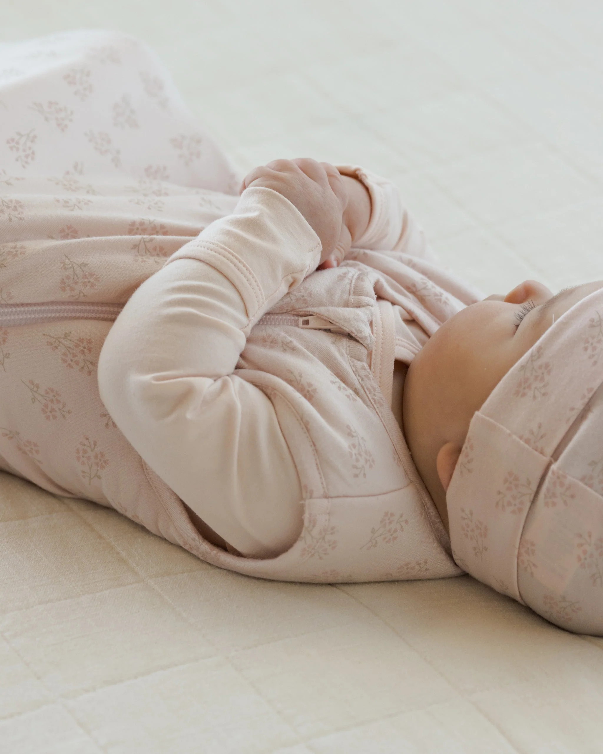 Knotted Baby Hat || Pink Blossom - Image 6