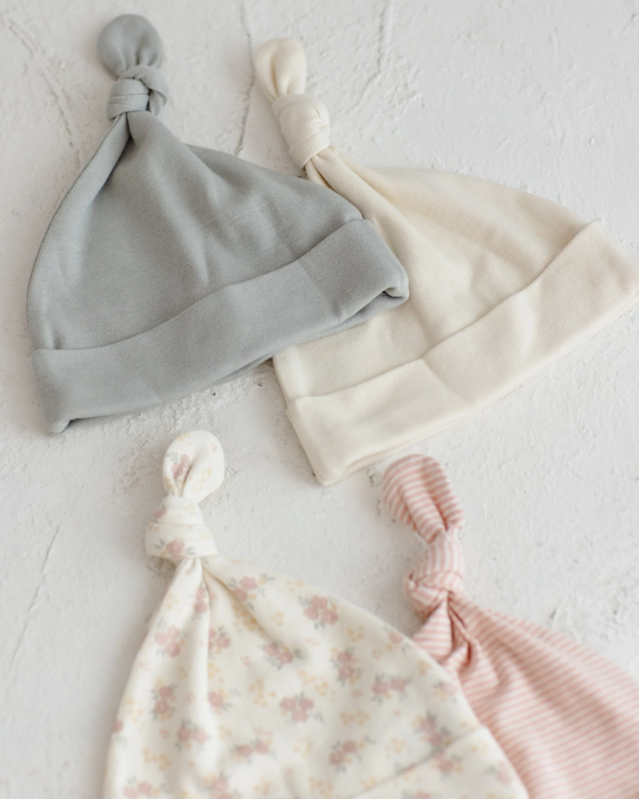 Knotted Baby Hat Sage - Image 2