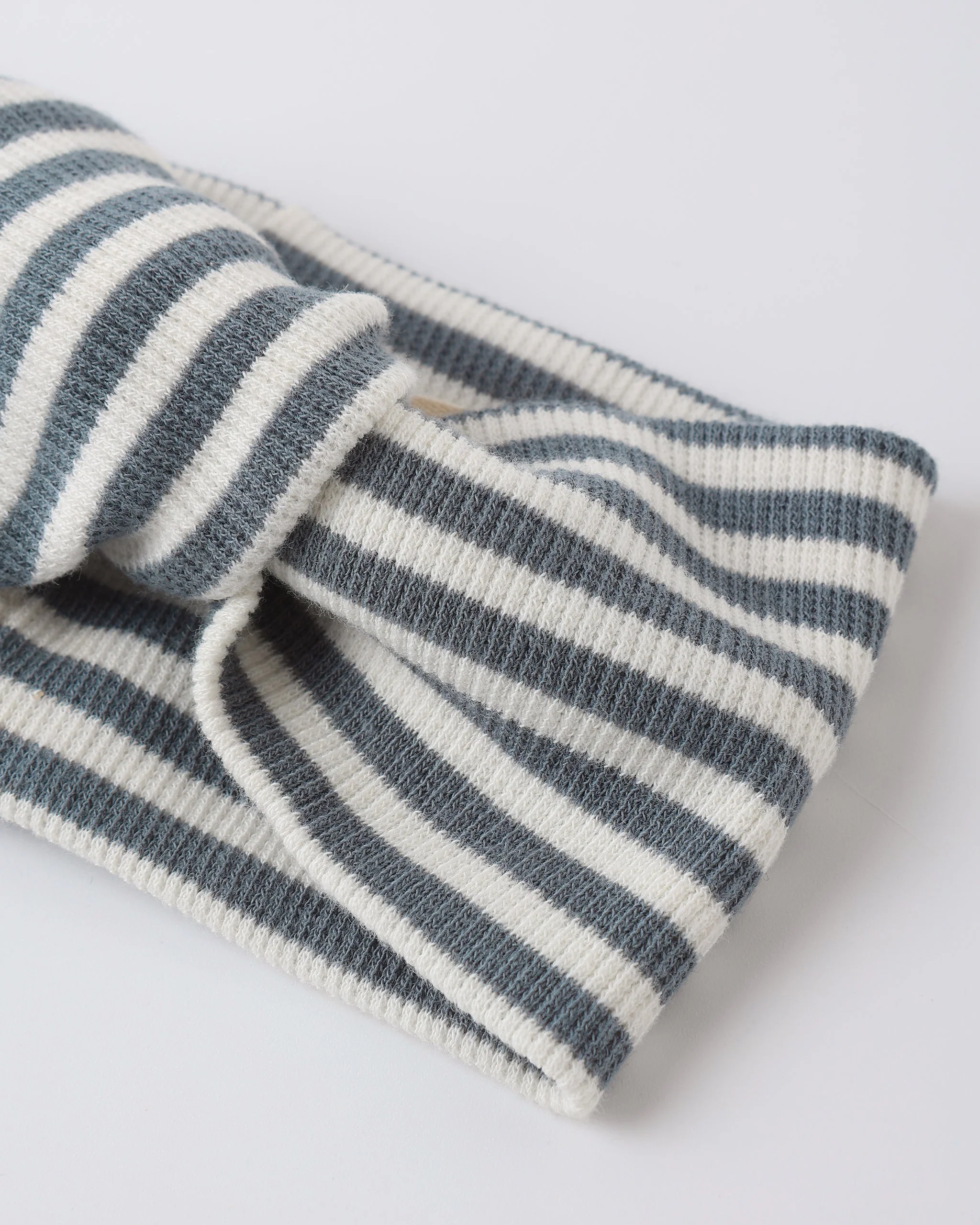 Knotted Headband Ocean Stripe - Image 2