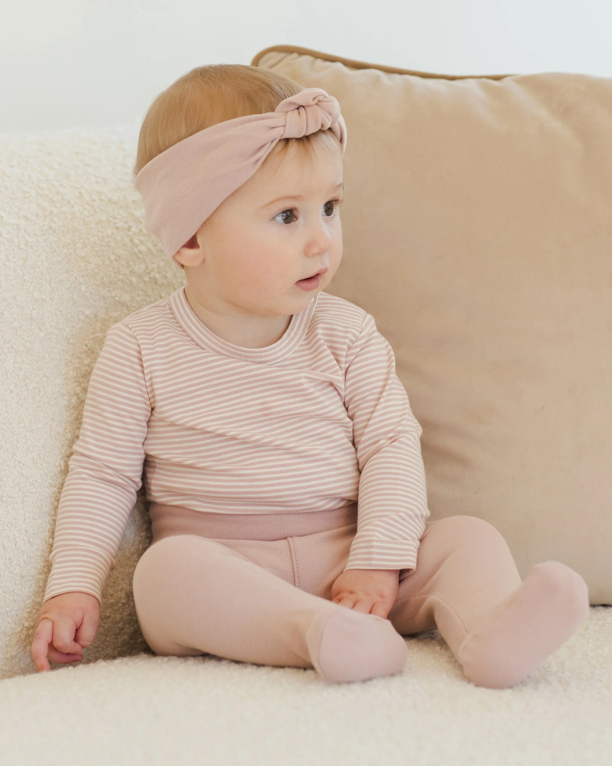 Knotted Headband || Rose - Image 4