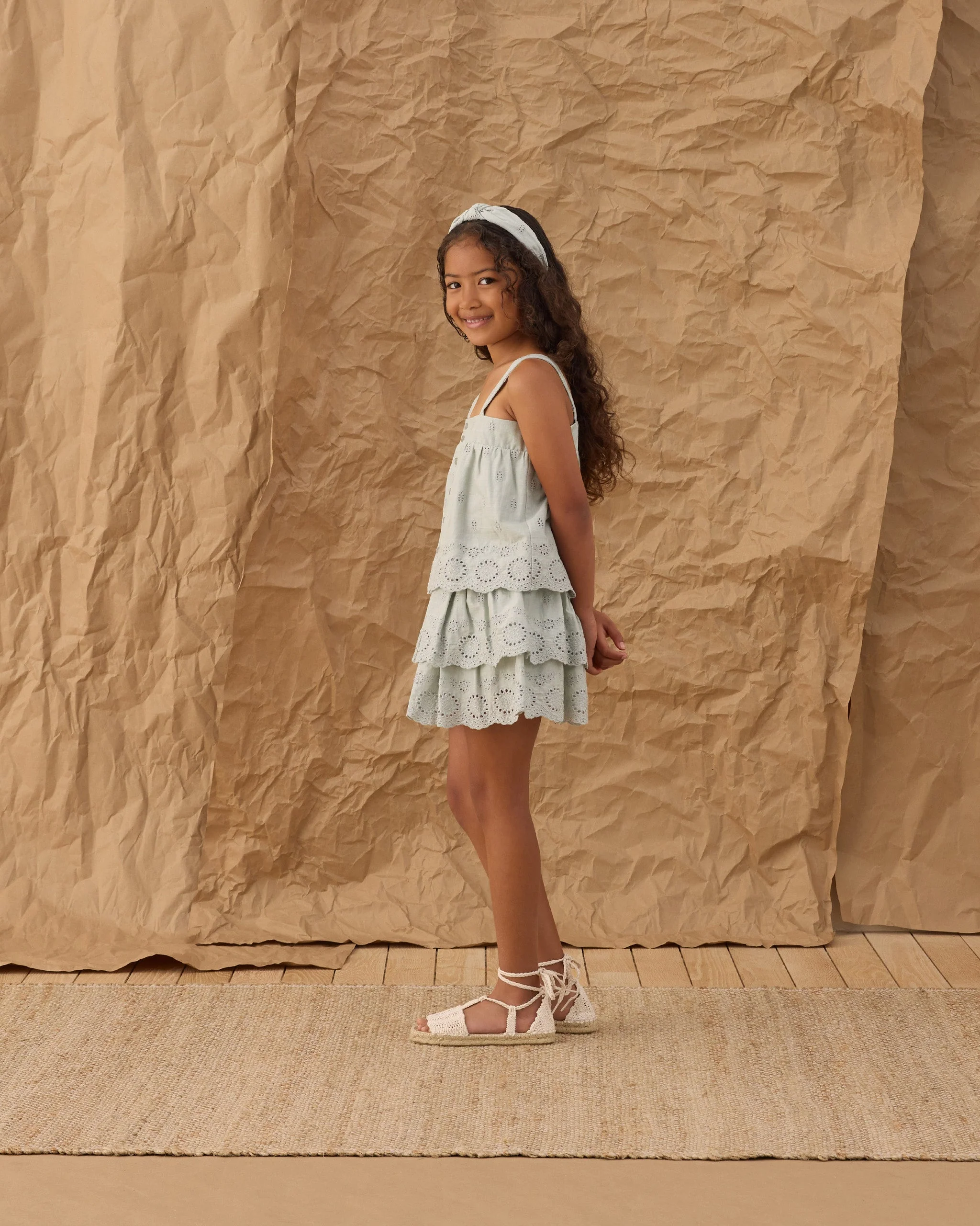 Knotted Headband Seafoam - Image 3