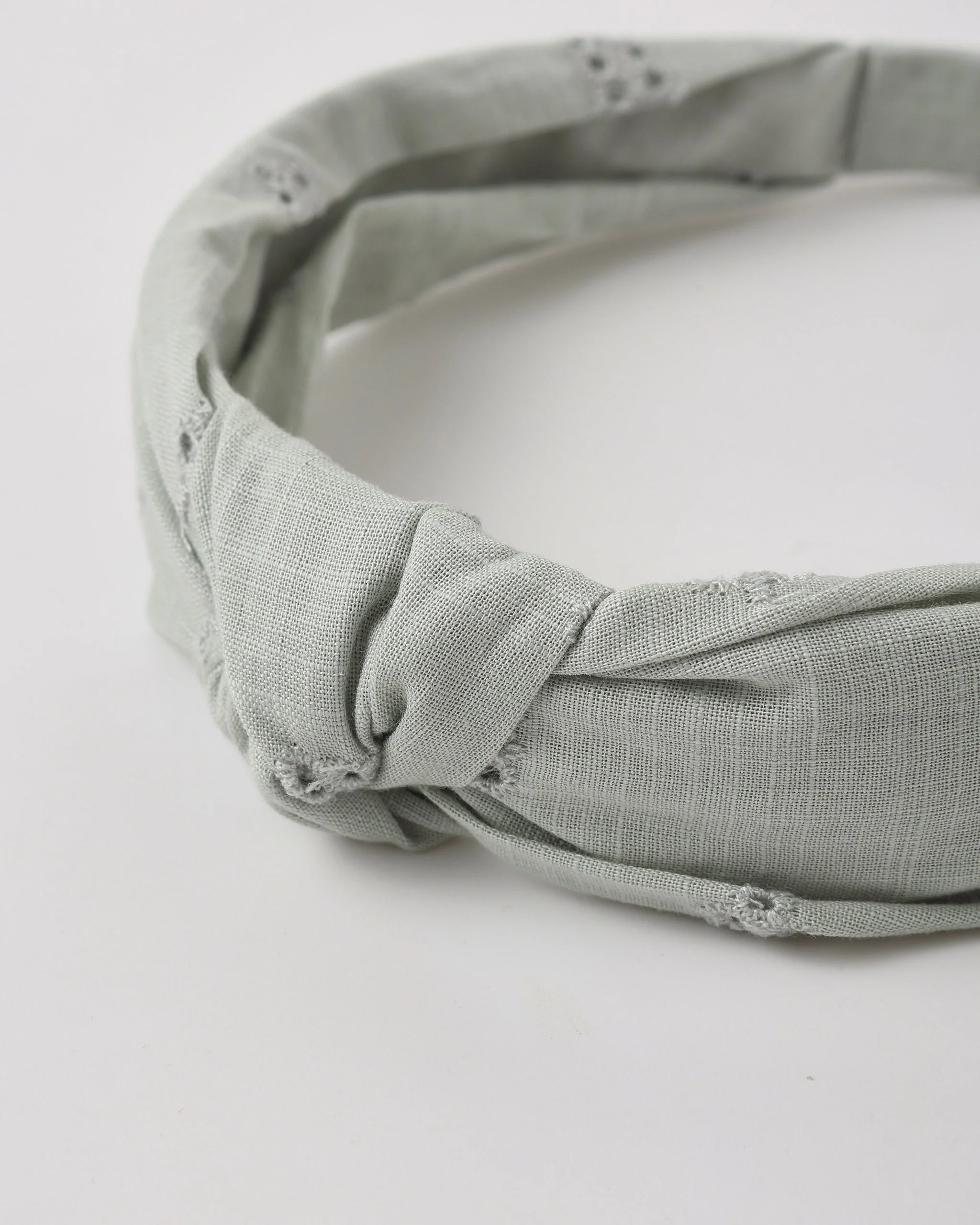 Knotted Headband Seafoam - Image 6