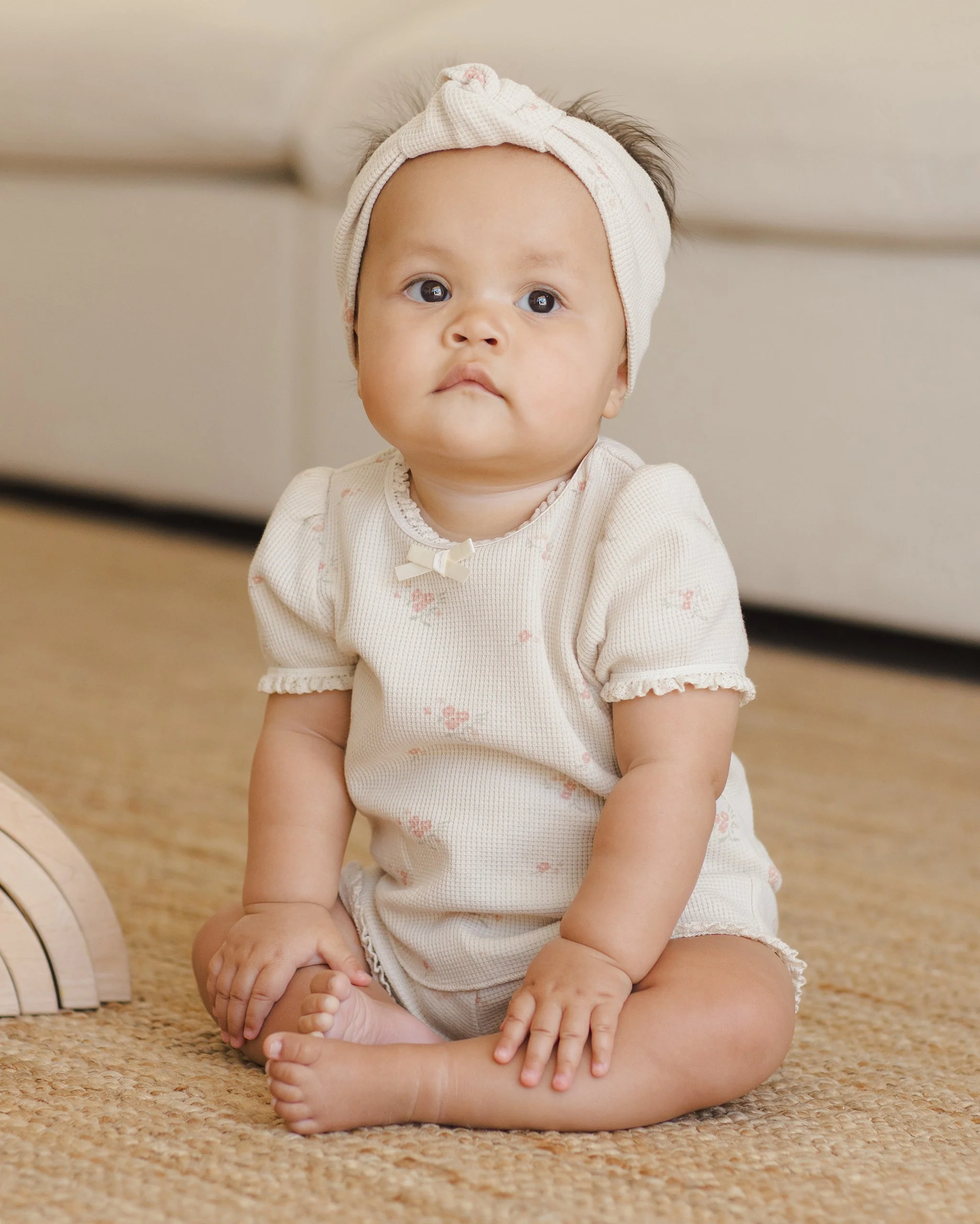 Knotted Headband || Vintage Rose - Image 2
