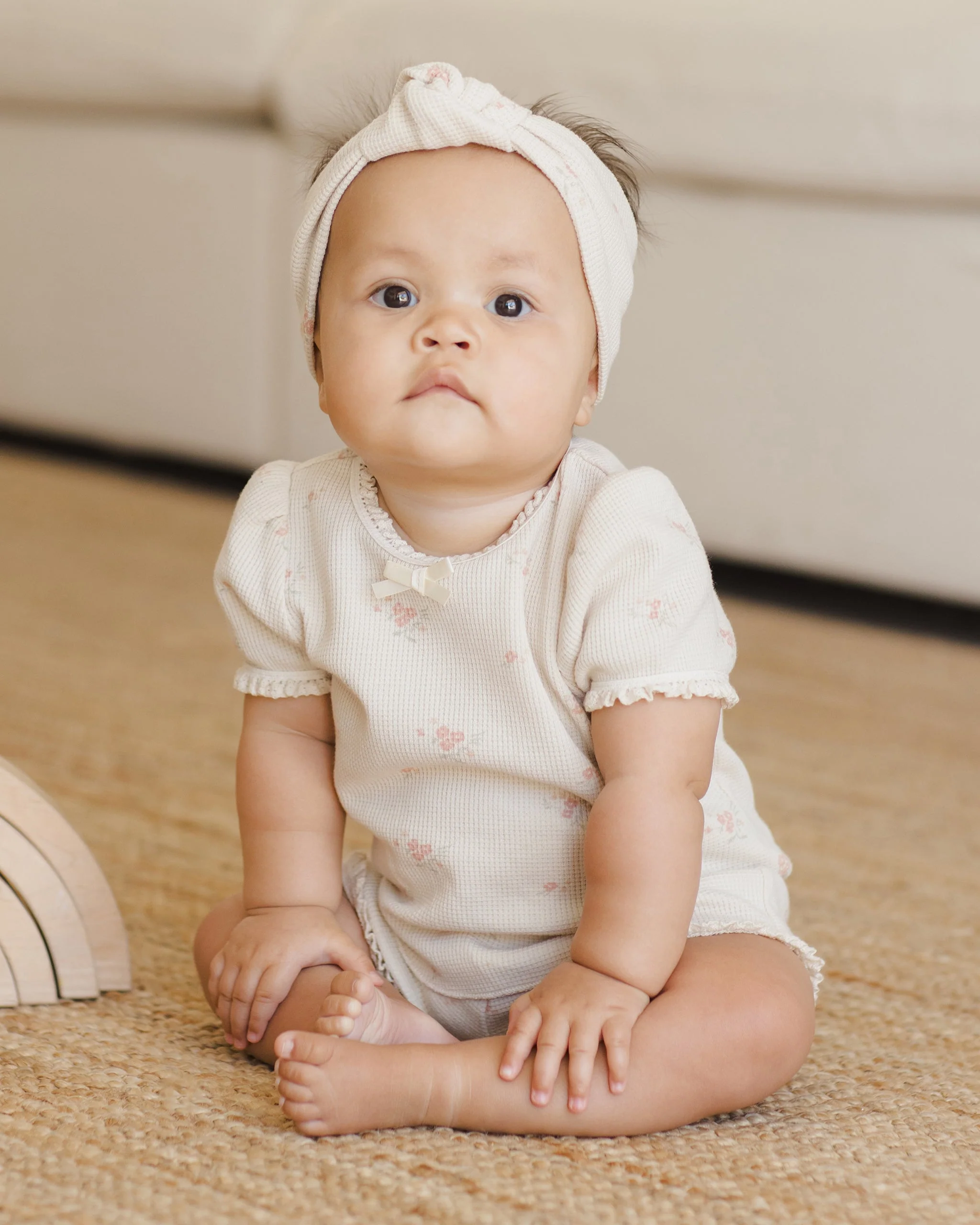 Knotted Headband || Vintage Rose - Image 4