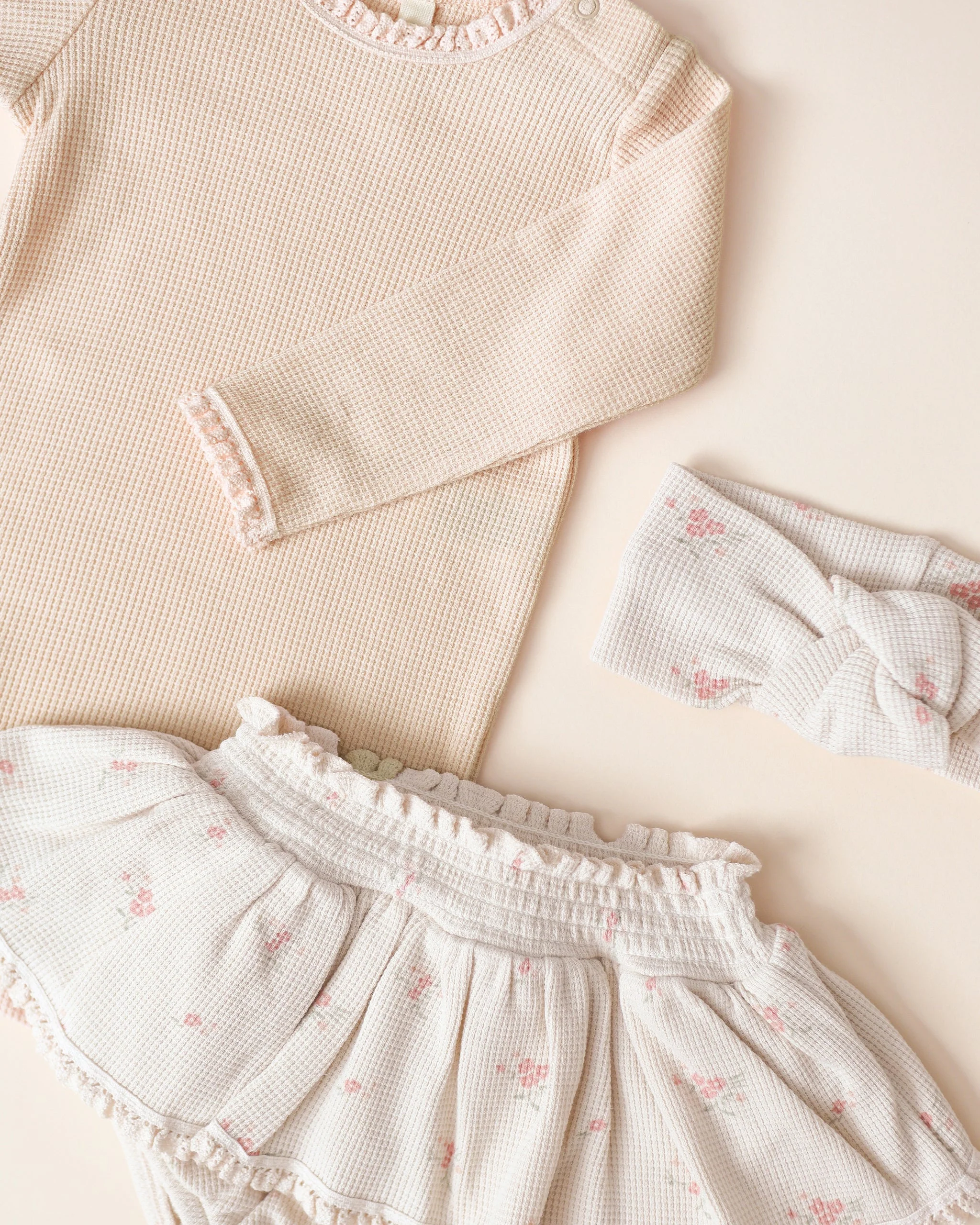 Knotted Headband || Vintage Rose - Image 5
