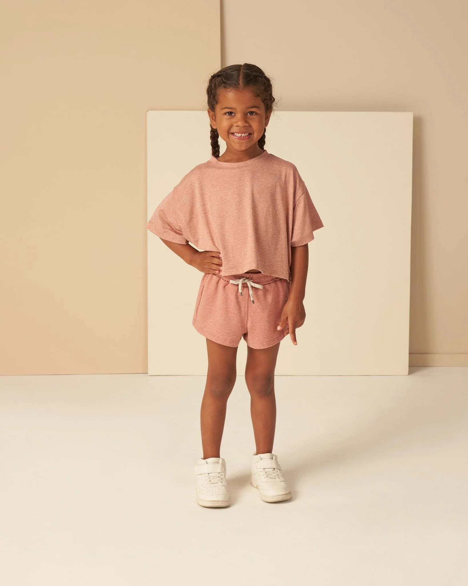 Laguna Tech Short || Heathered Lipstick - Image 2