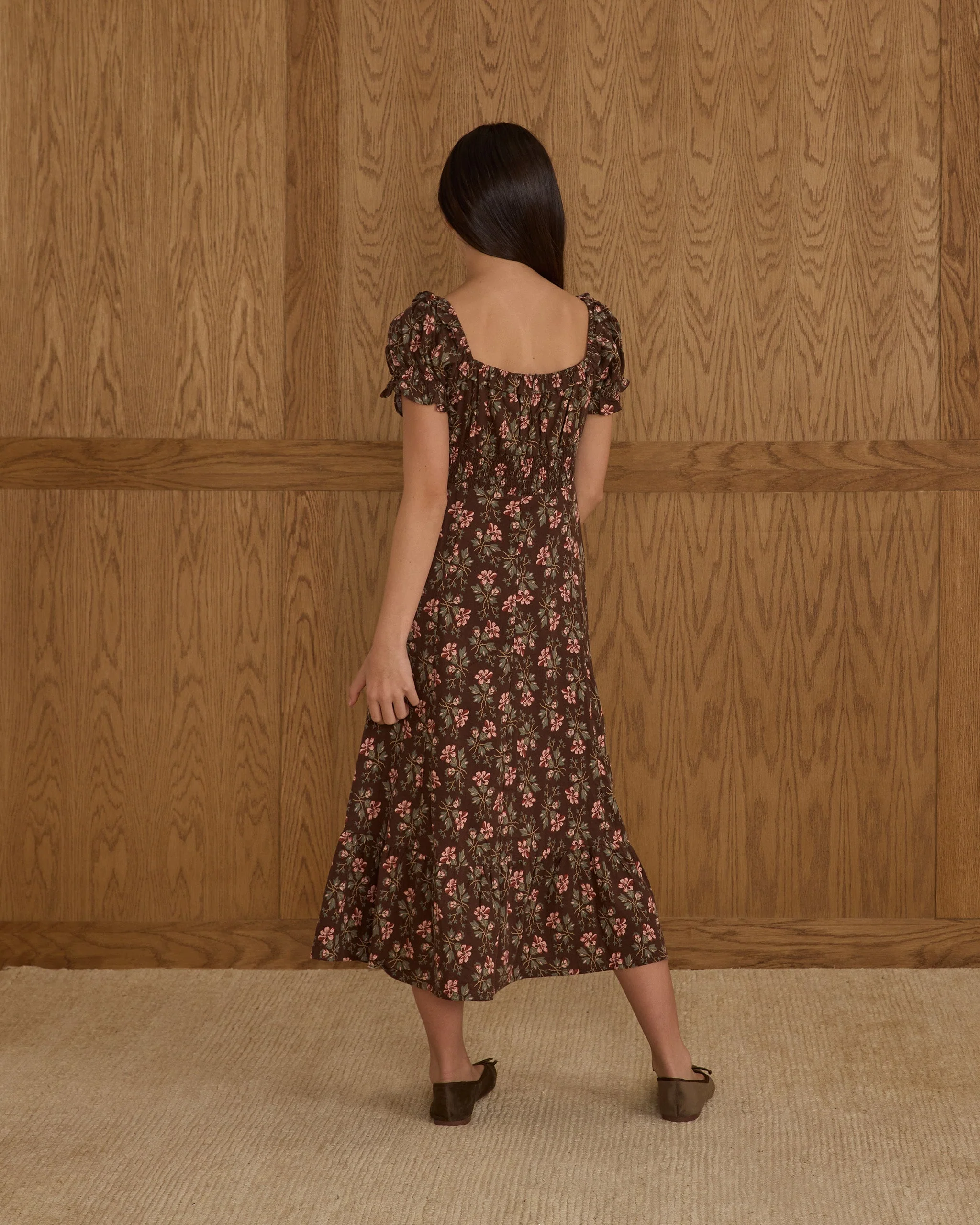 Lana Dress || Winter Floral - Teen - Image 2