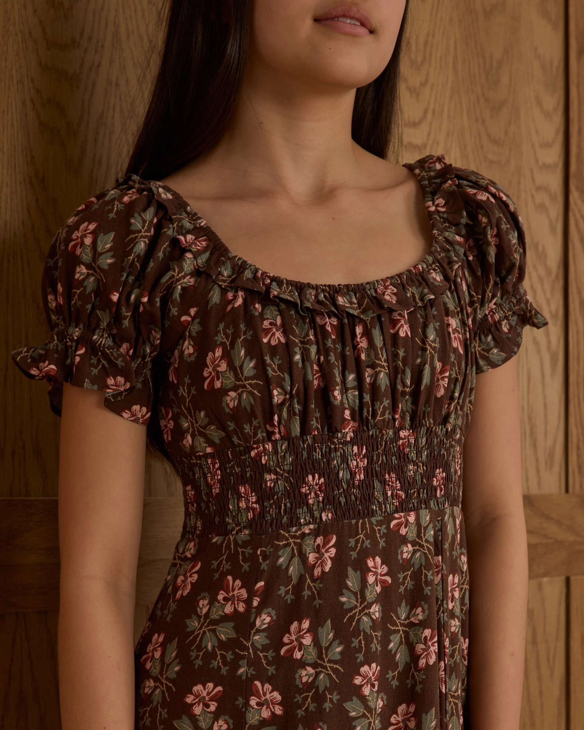 Lana Dress || Winter Floral - Teen - Image 3