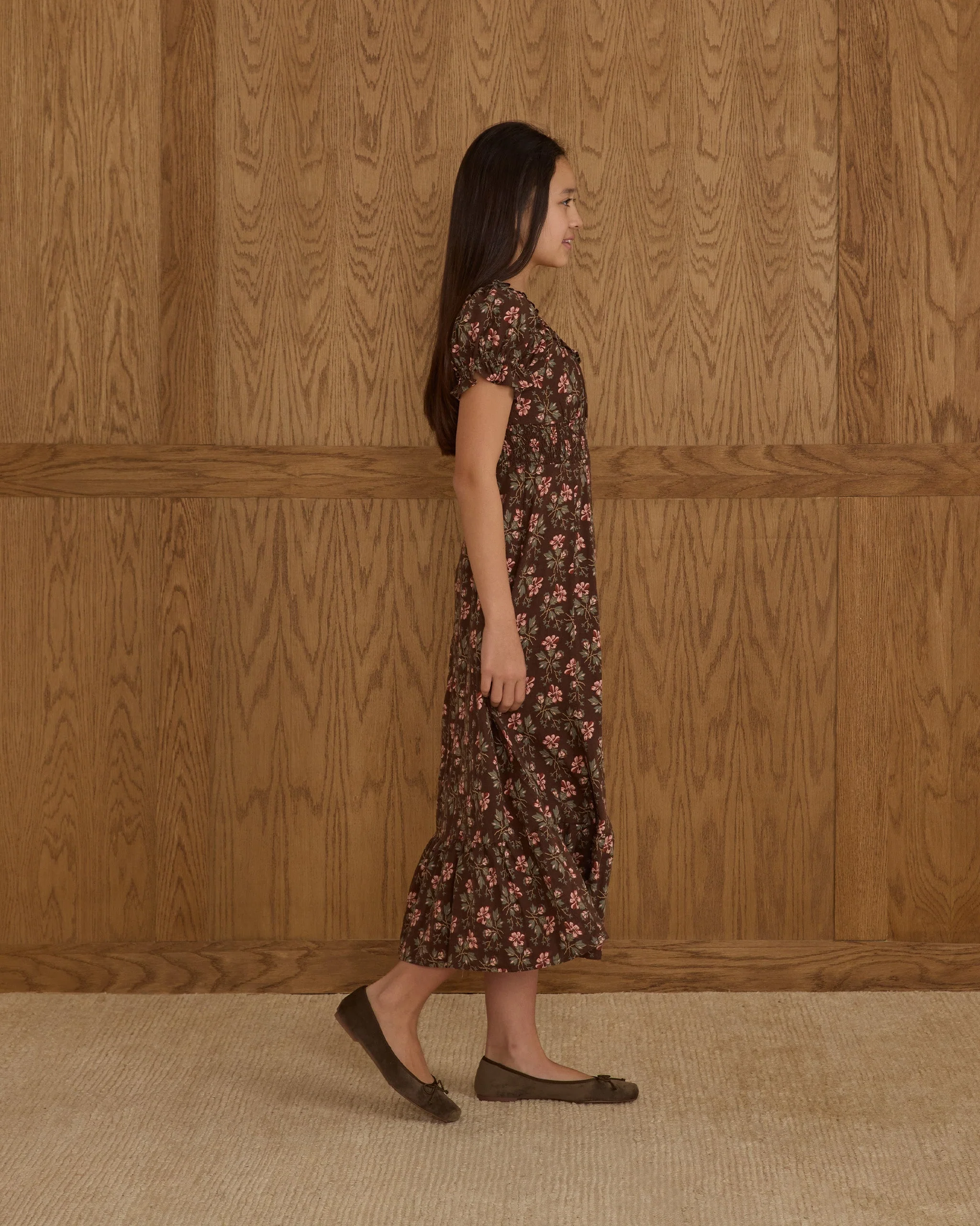 Lana Dress || Winter Floral - Teen - Image 4