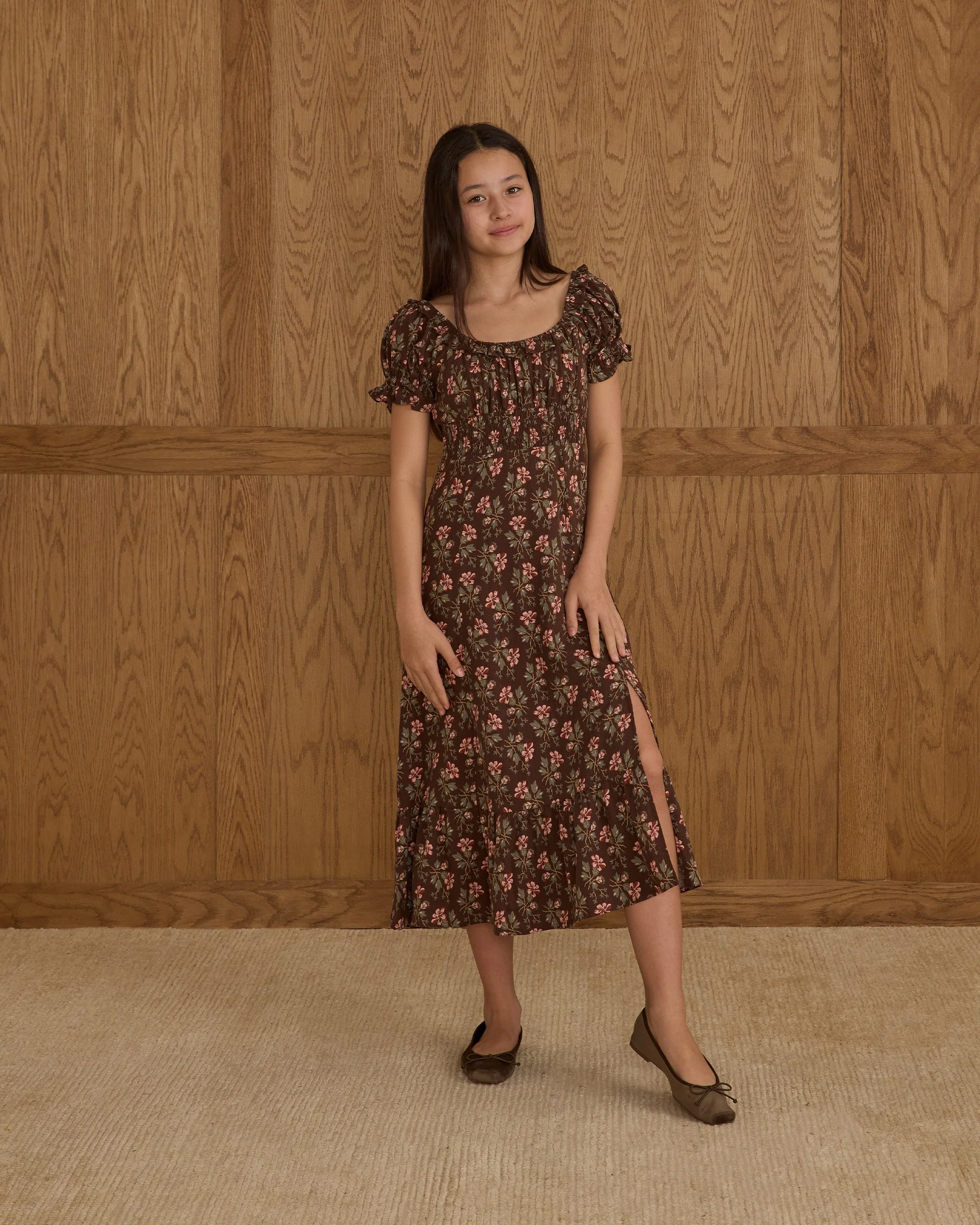Lana Dress || Winter Floral - Teen - Image 5