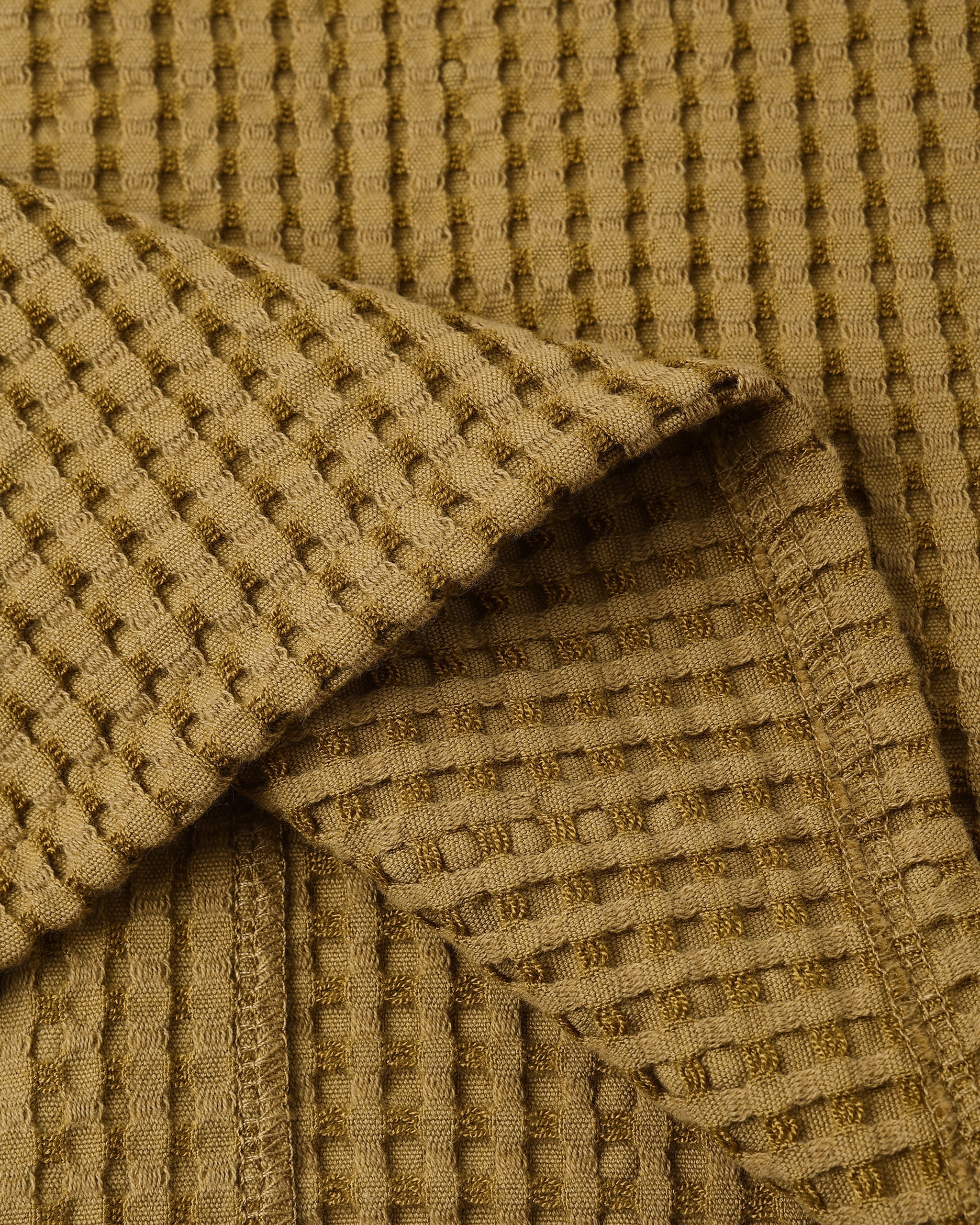 Lapel Collar Shirt Ocre - Image 4