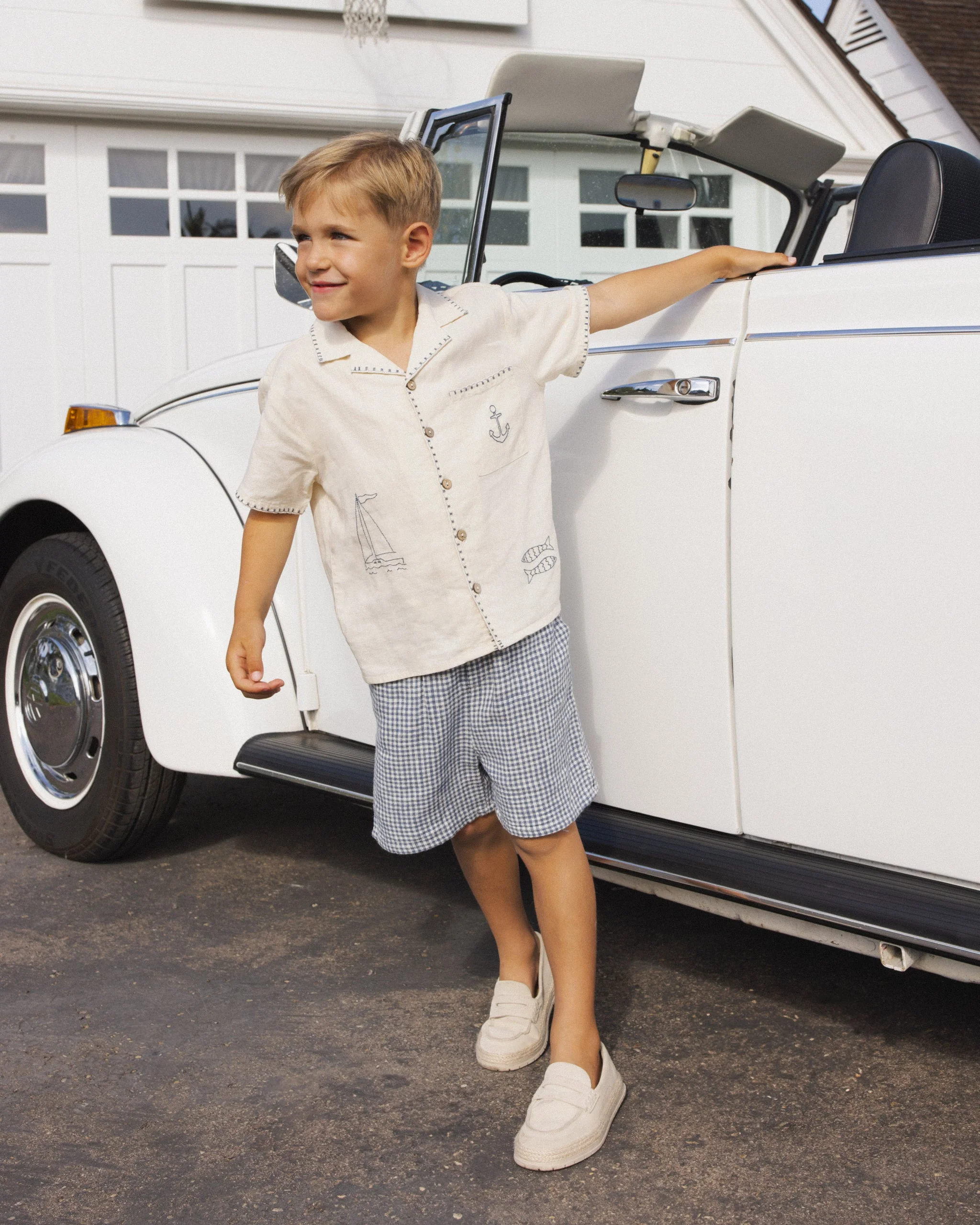 Lapel Collar Shirt Sailor - Image 6