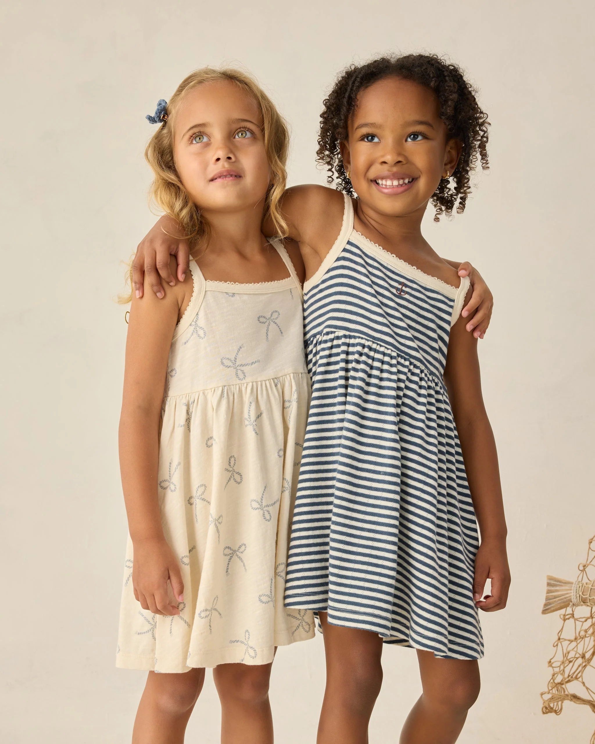 Lea Dress Navy Stripe - Image 6
