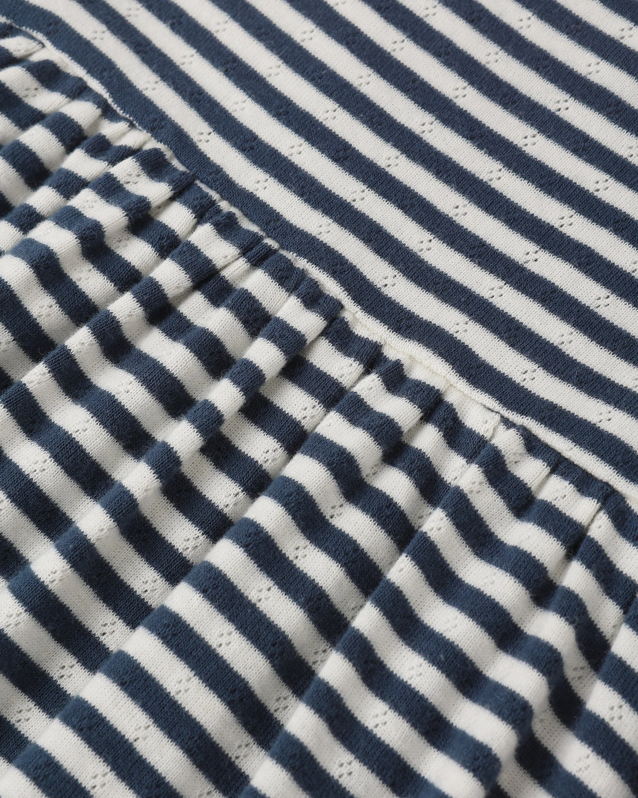 Lea Dress Navy Stripe - Image 8