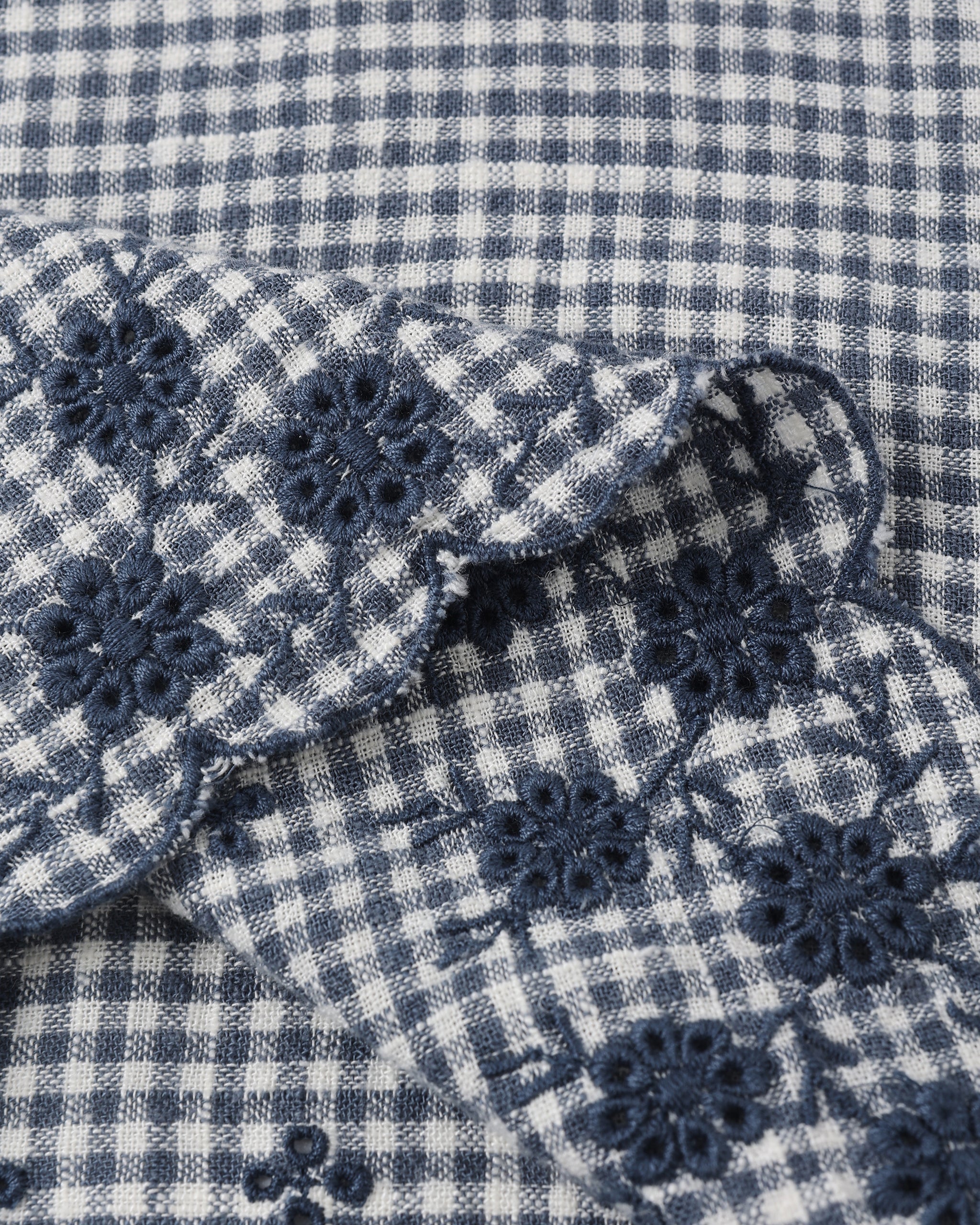 Lennon Dress Marine Gingham - Image 8