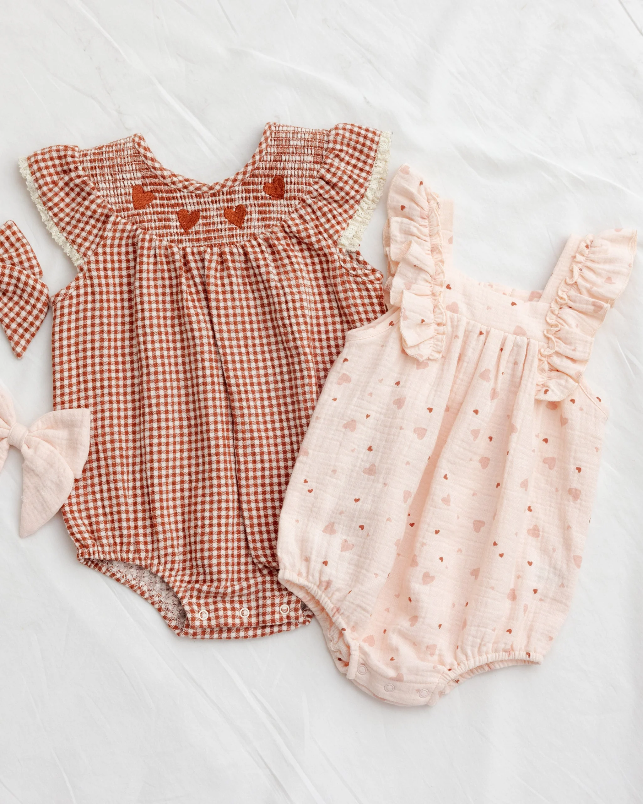 Lenore Romper Red Gingham - Image 3