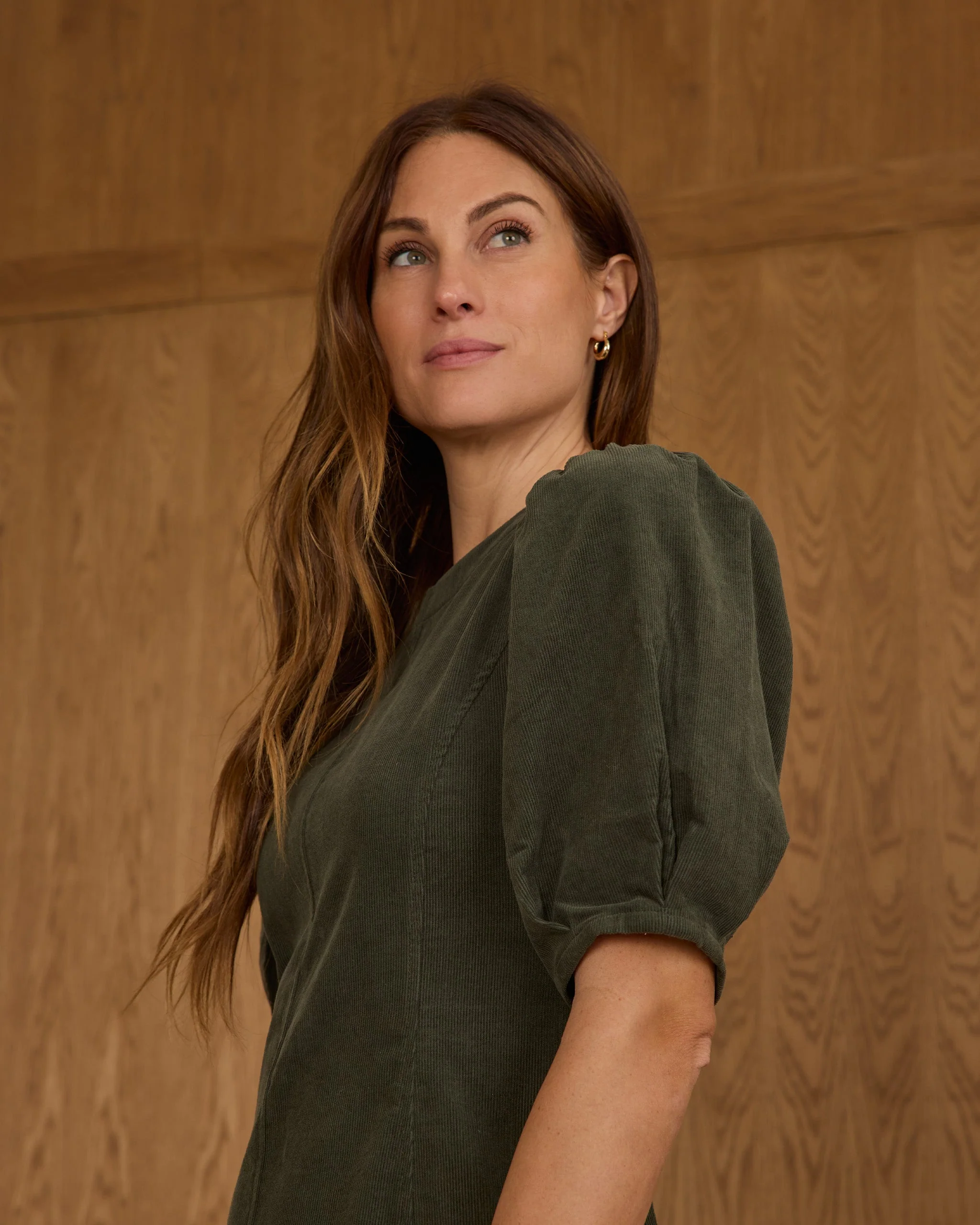 Levi Mini Dress | Evergreen - Image 3