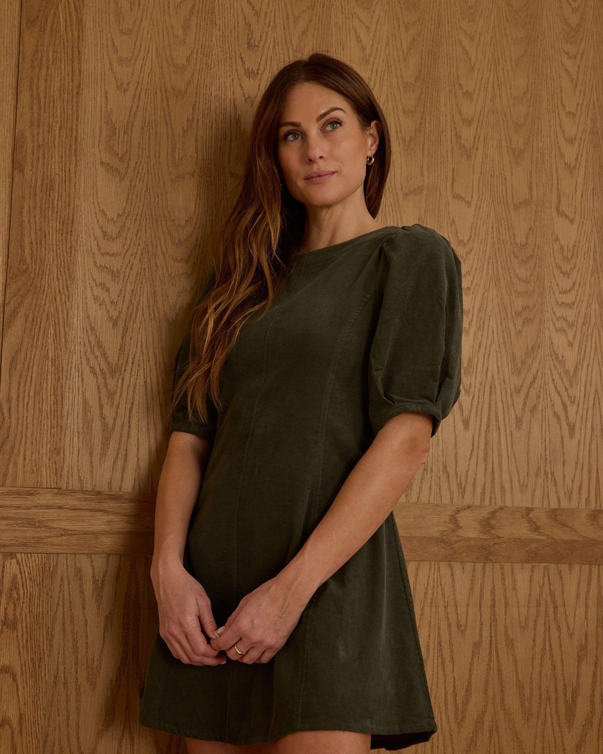 Levi Mini Dress | Evergreen - Image 4