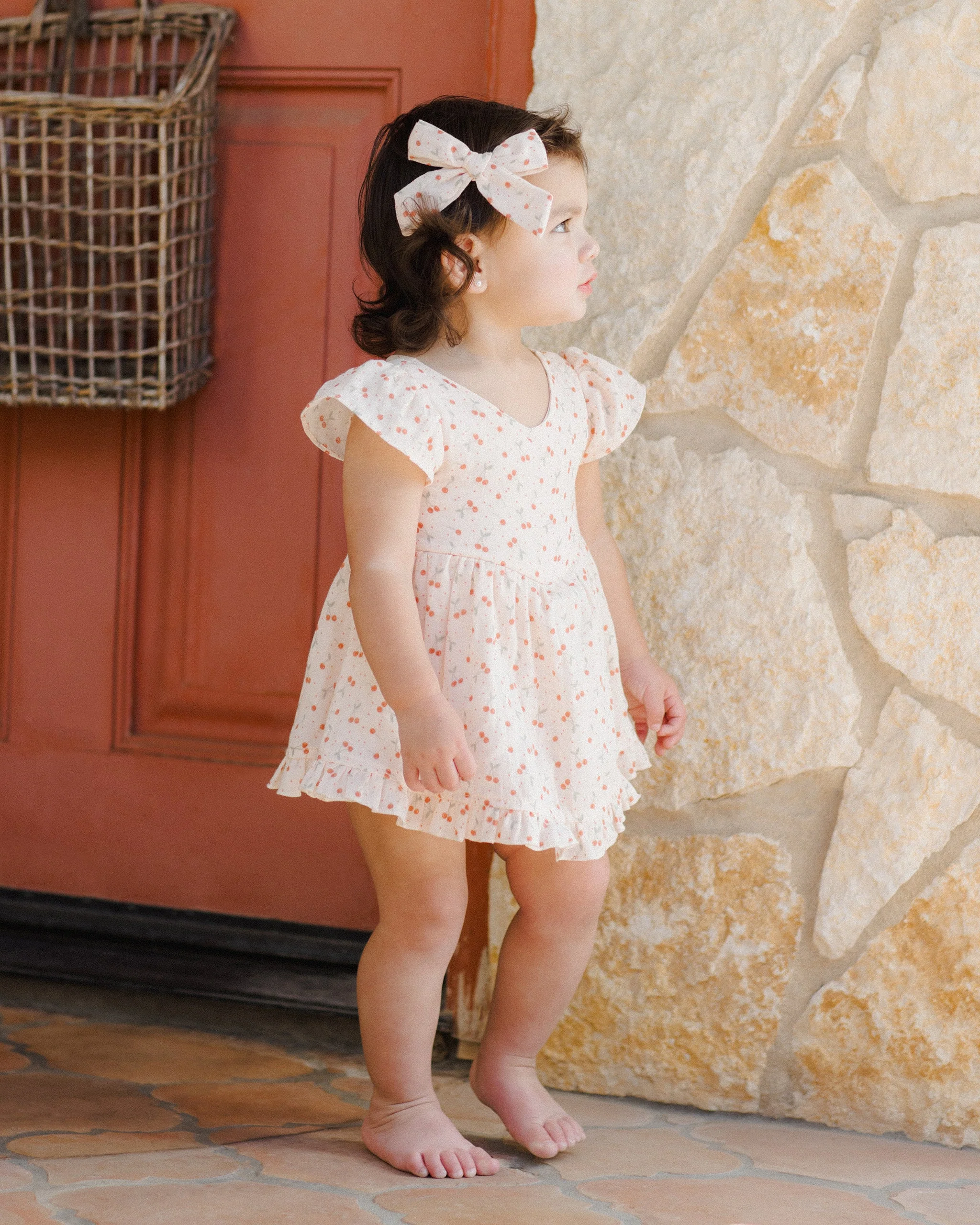 Lilia Romper || Cherries - Image 3
