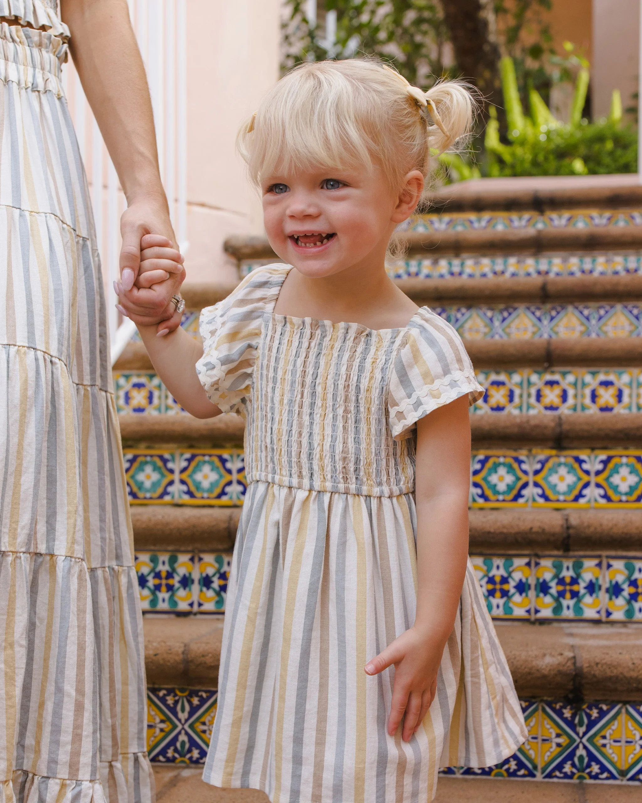 Lindsay Dress Valencia Stripe - Image 2